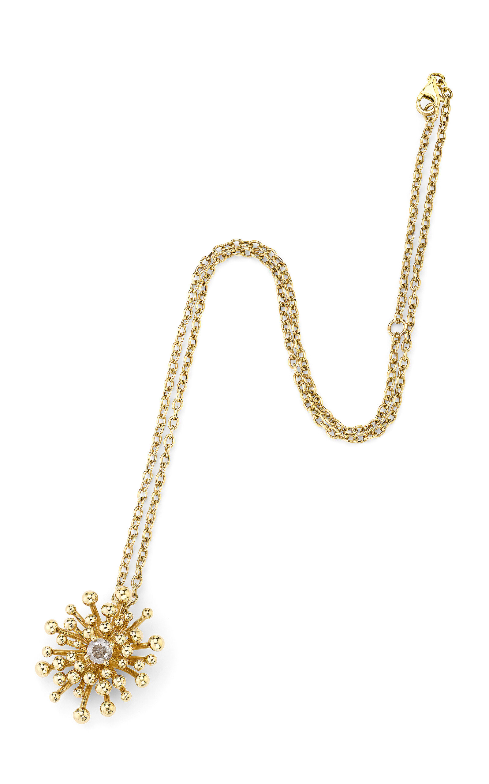 Vram Nocturne 18k Yellow Gold Diamond Necklace In Gold