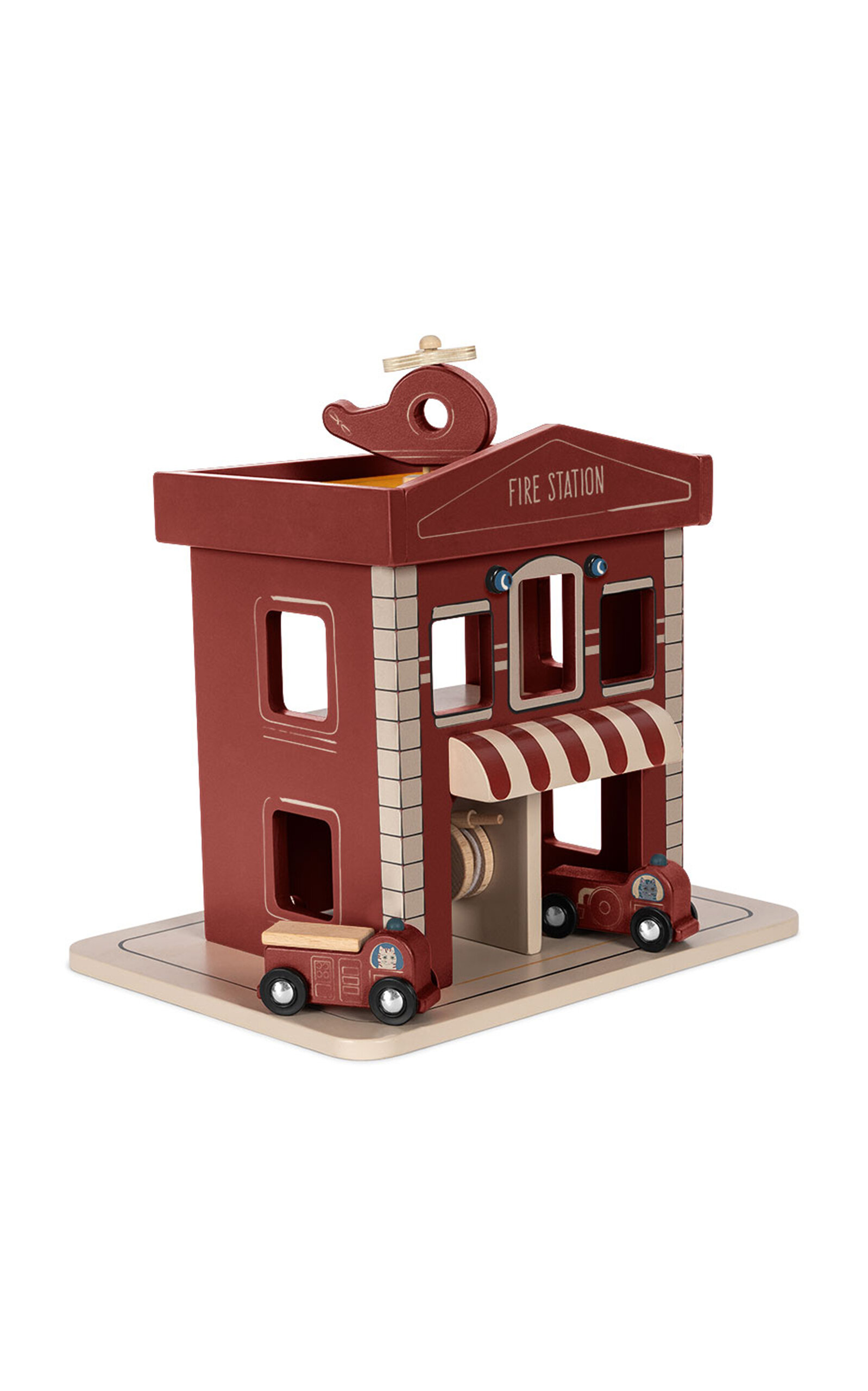 Konges Sløjd Wooden Fire Station Toy