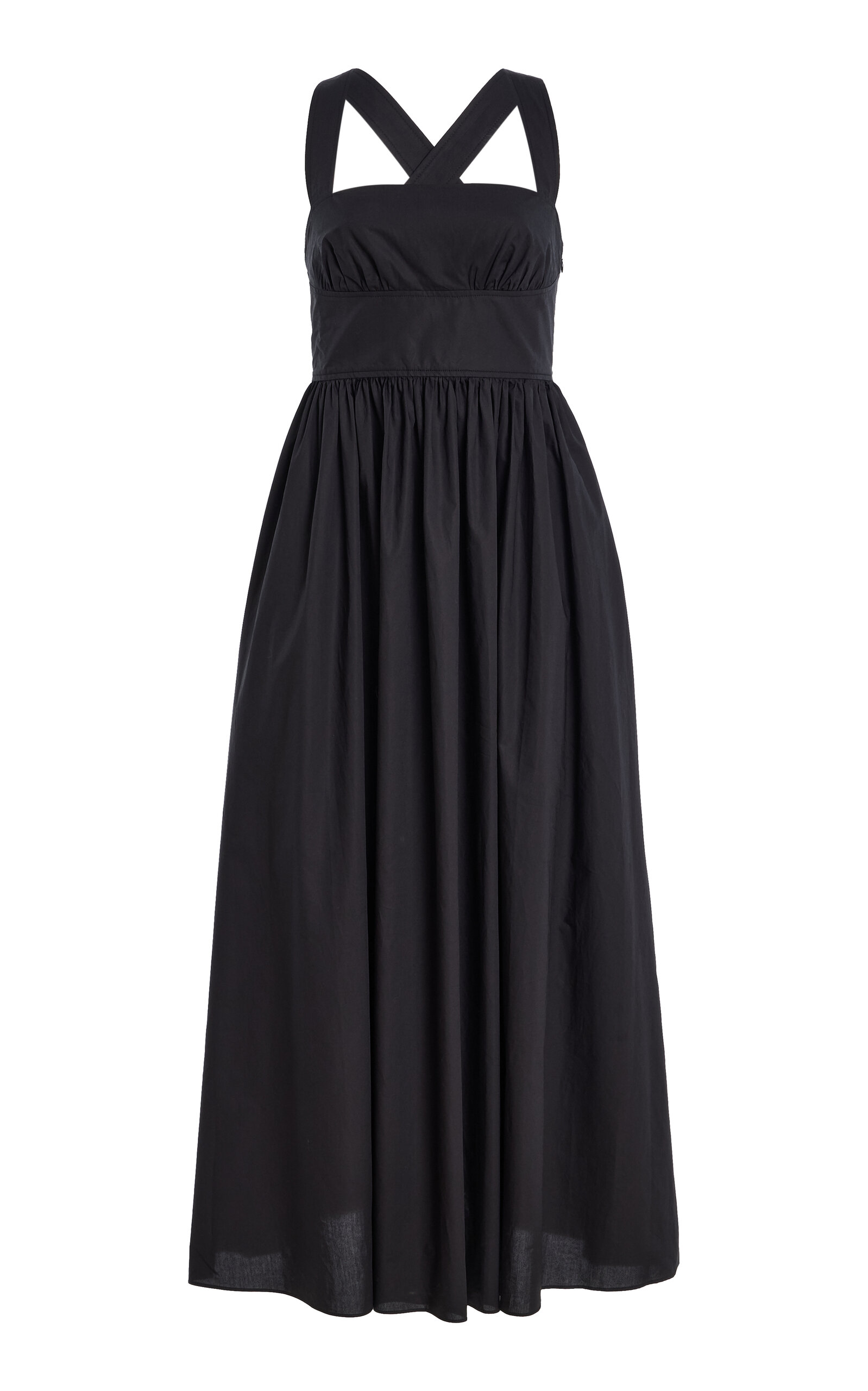 Matteau Crossback Cotton Midi Dress