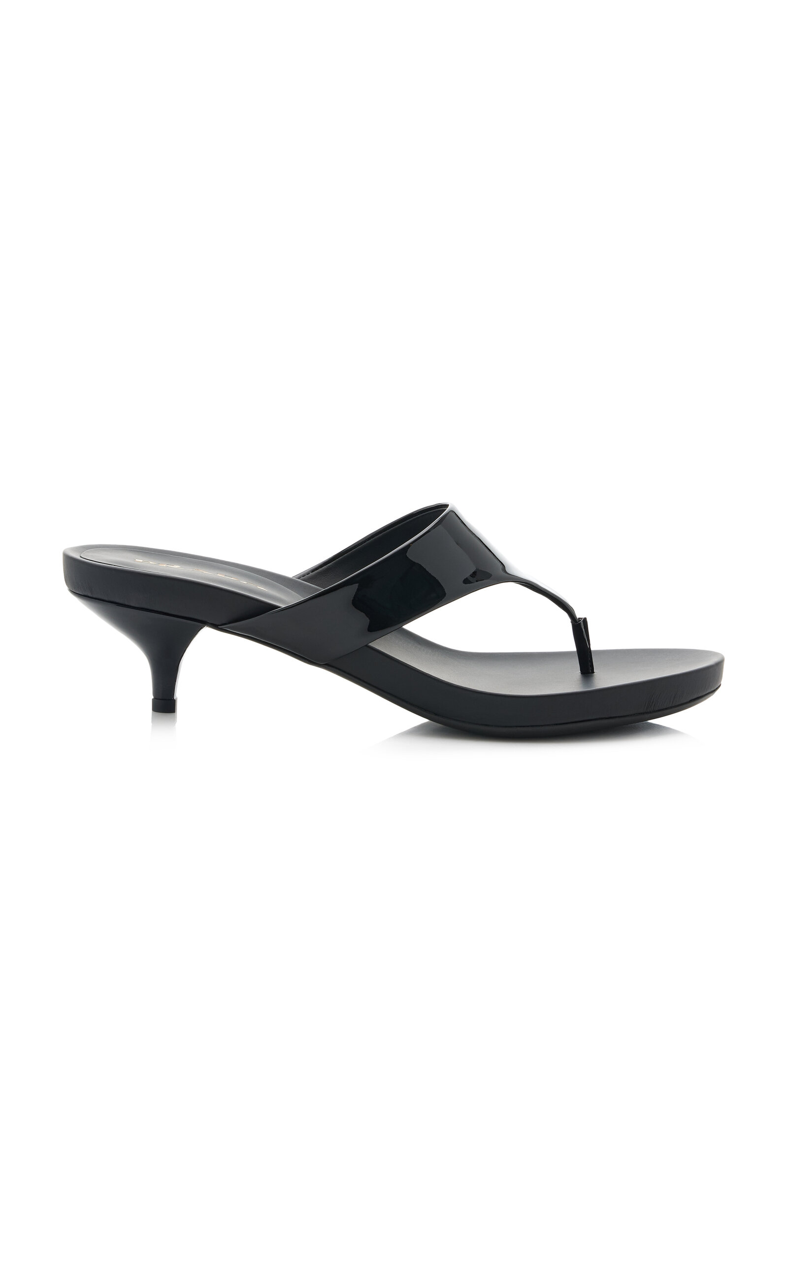 Prada Patent Leather Thong Sandals - Moda Operandi