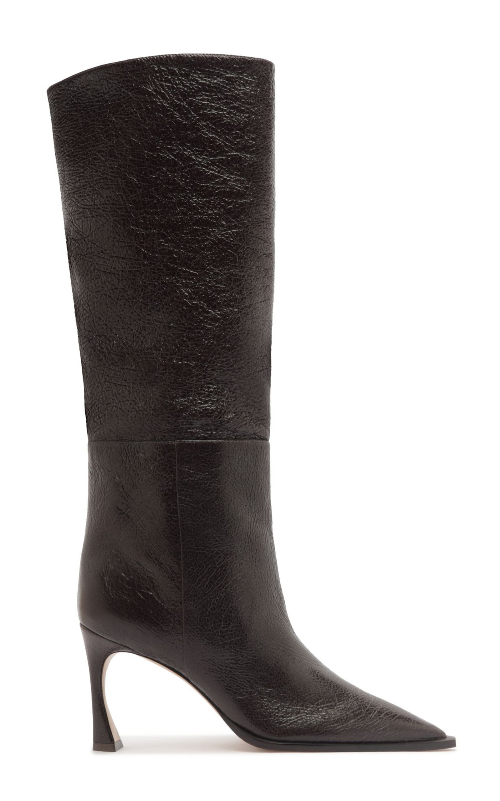 Alexandre Birman Myra Leather Boots - Brown