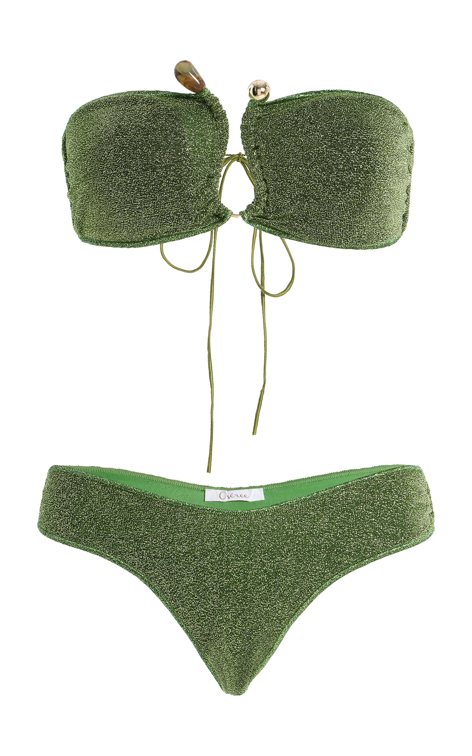 Oseree Lumière Stoned Bandeau Bikini