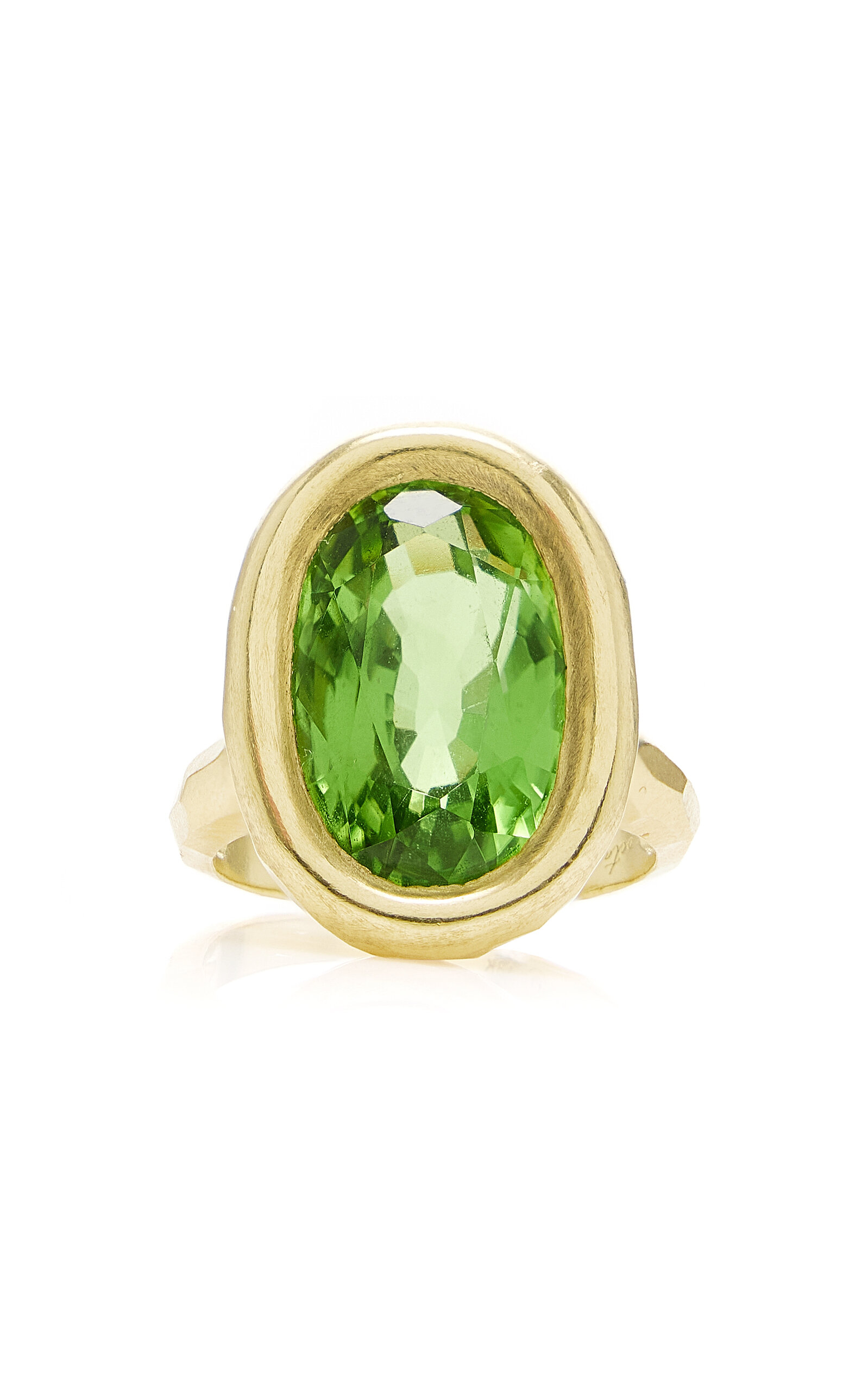 Octavia Elizabeth 18k Yellow Gold Mirage Ring - Peridot - Green - Only At Moda Operandi