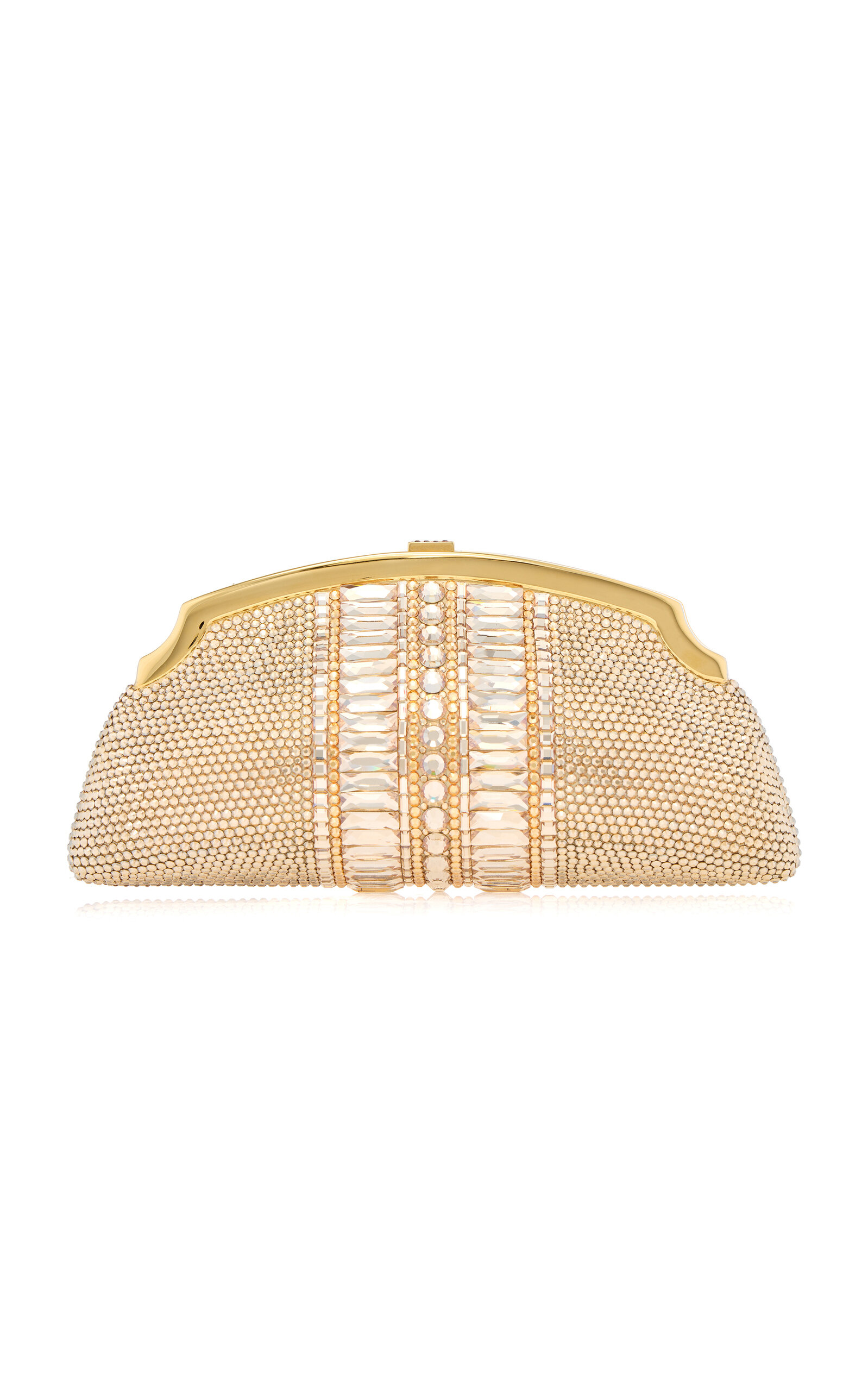 Judith Leiber Couture Mini Venetian Crystal Clutch - Gold - OS
