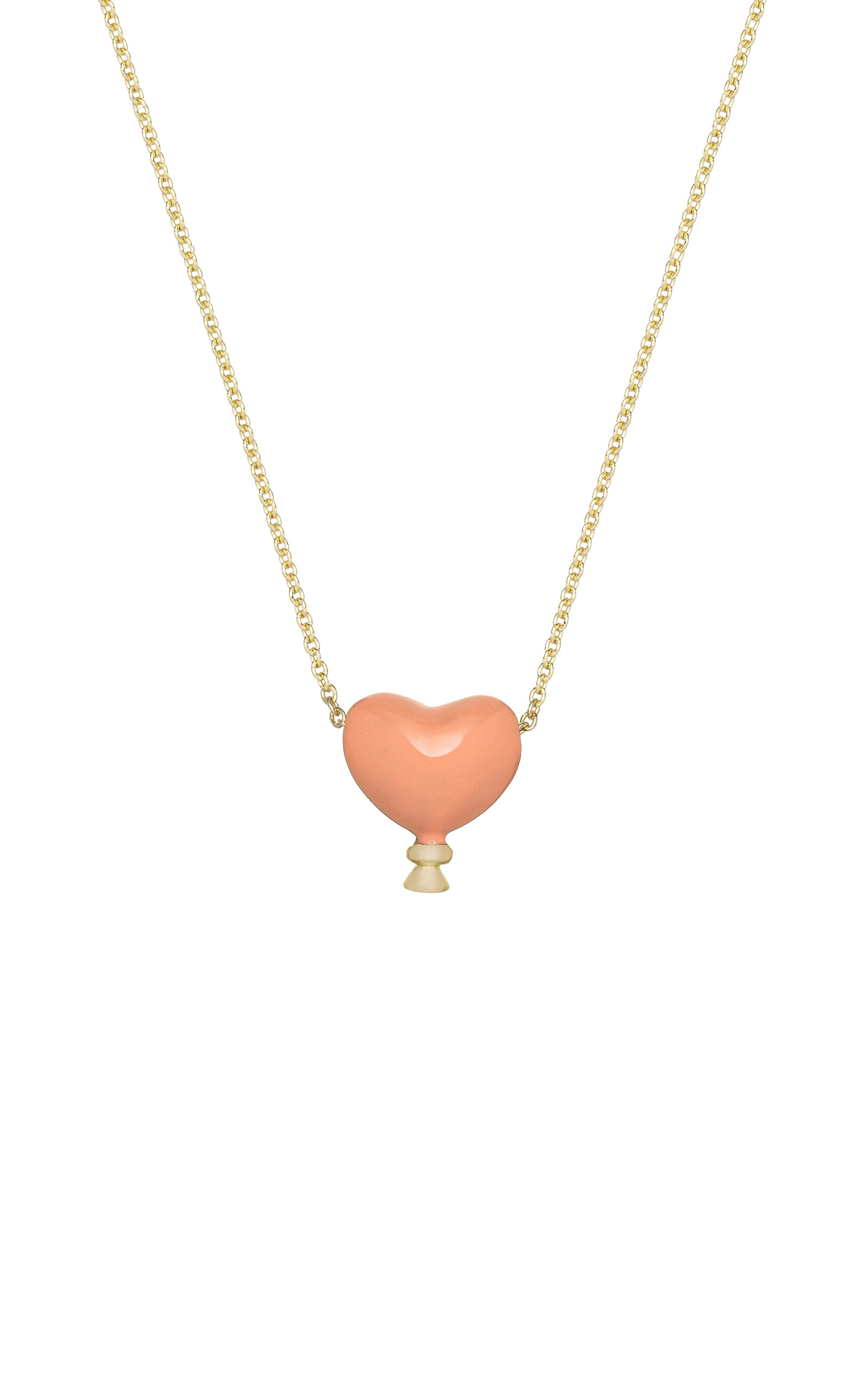 Aliita Corazon Balloon 9k Yellow Gold Necklace