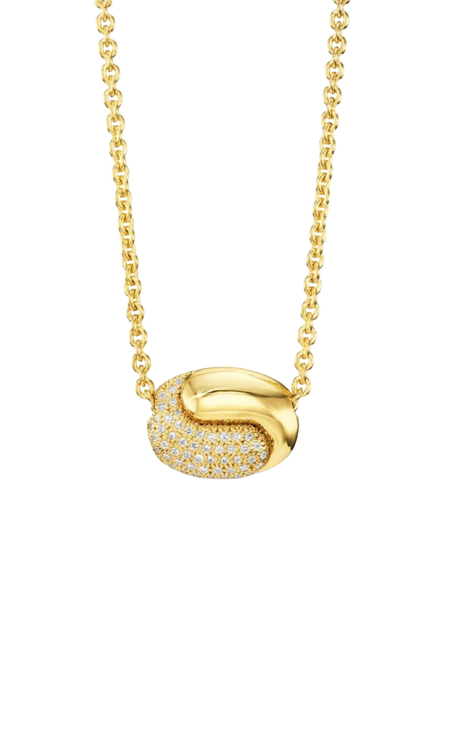 Pamela Zamore Holos 18k Yellow Gold Diamond Necklace In Gold