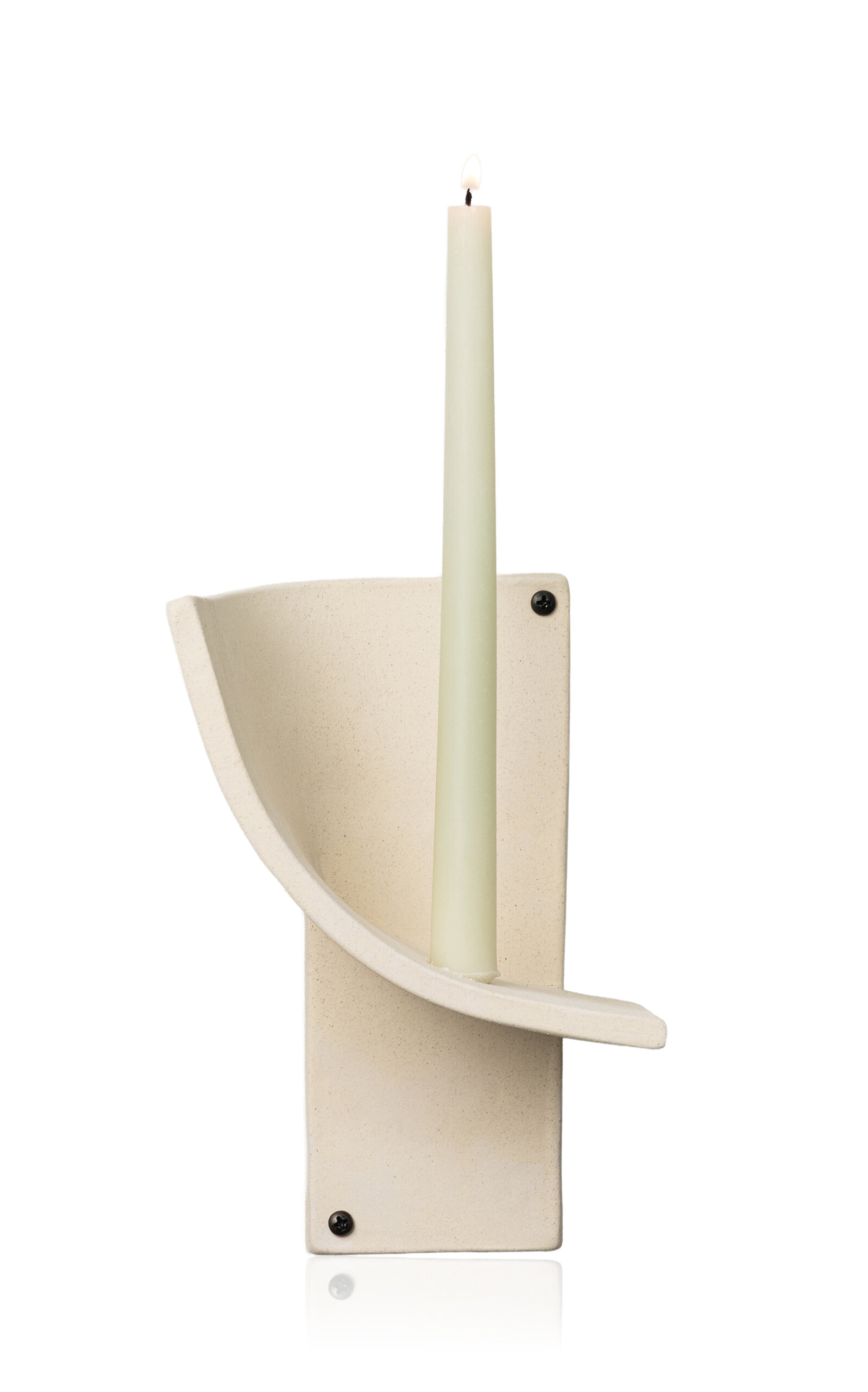 SIN Kahn Candle Sconce - Neutral