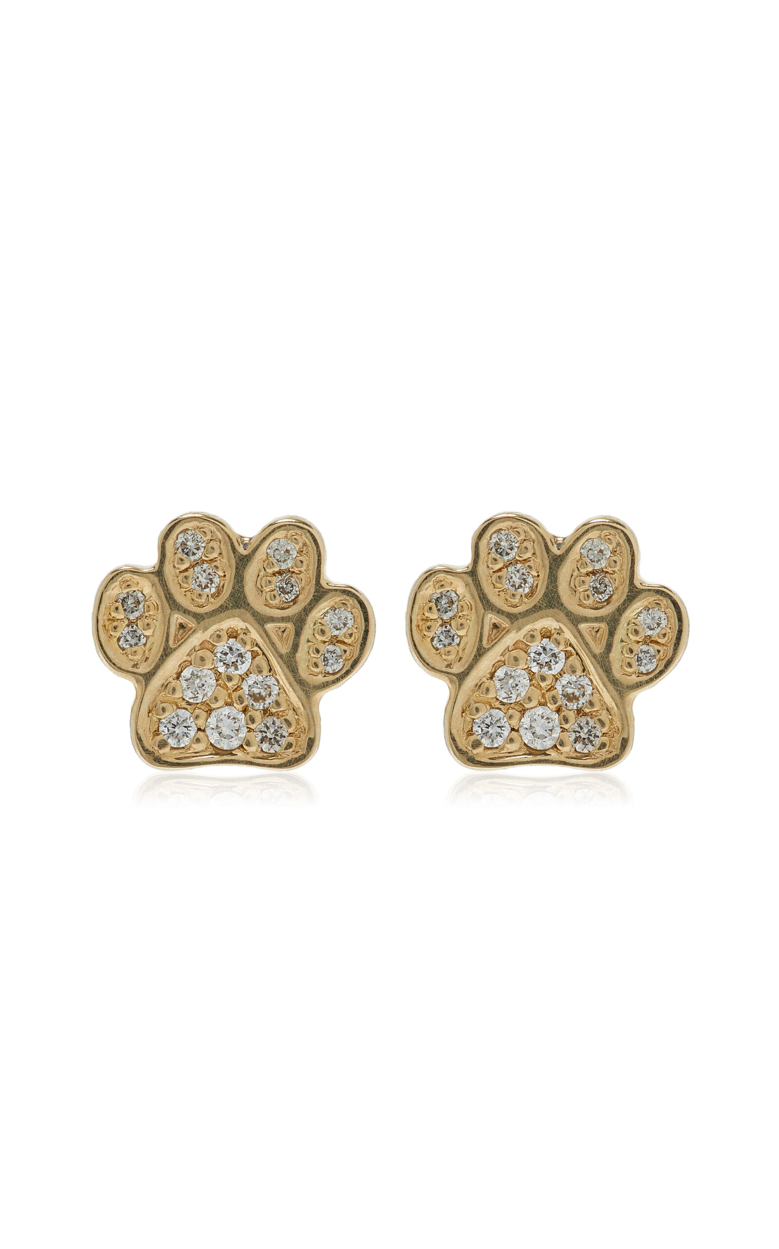 Sydney Evan 14k Yellow Gold Diamond Earrings In Gold