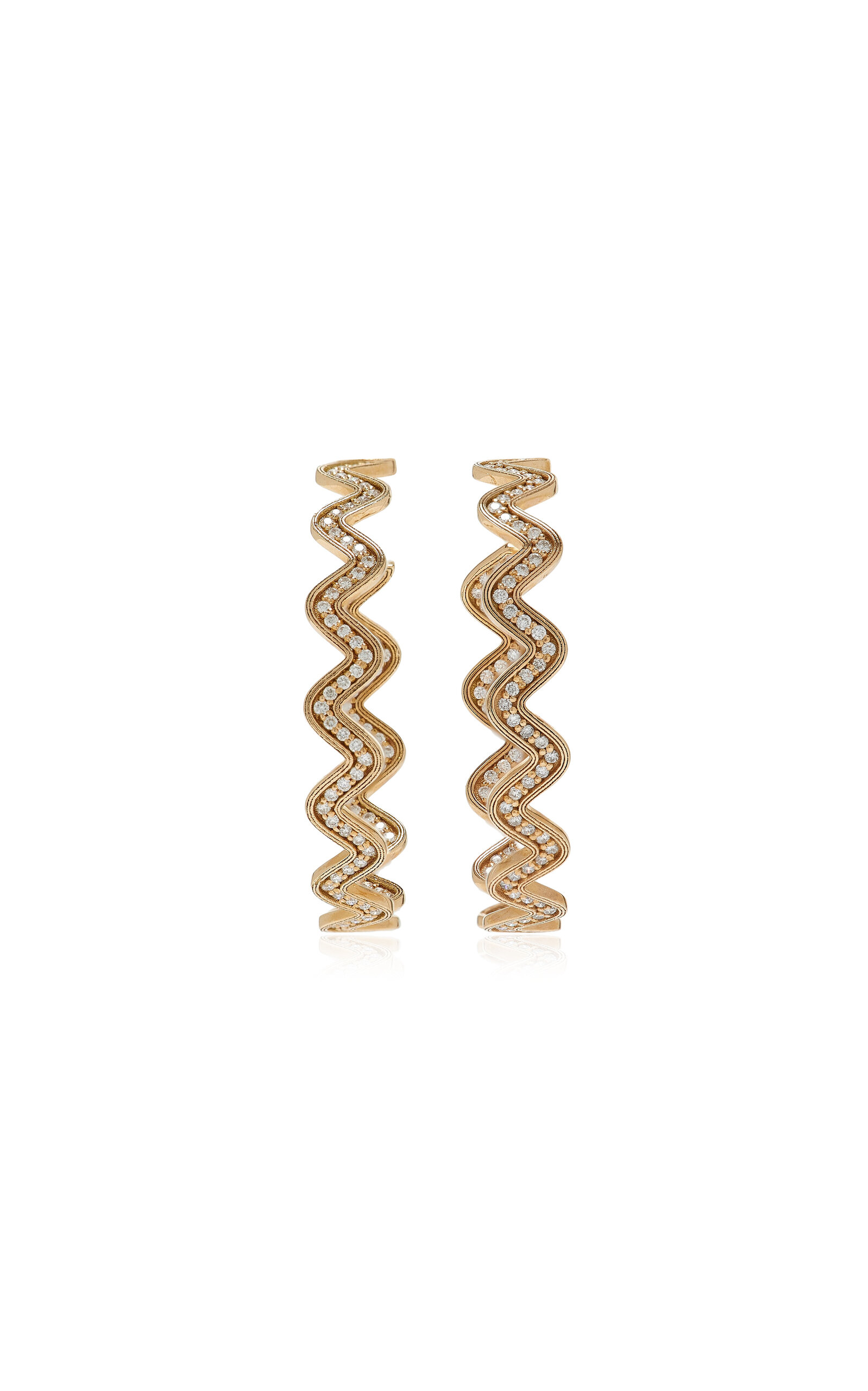 Sydney Evan 14k Yellow Gold Diamond Earrings