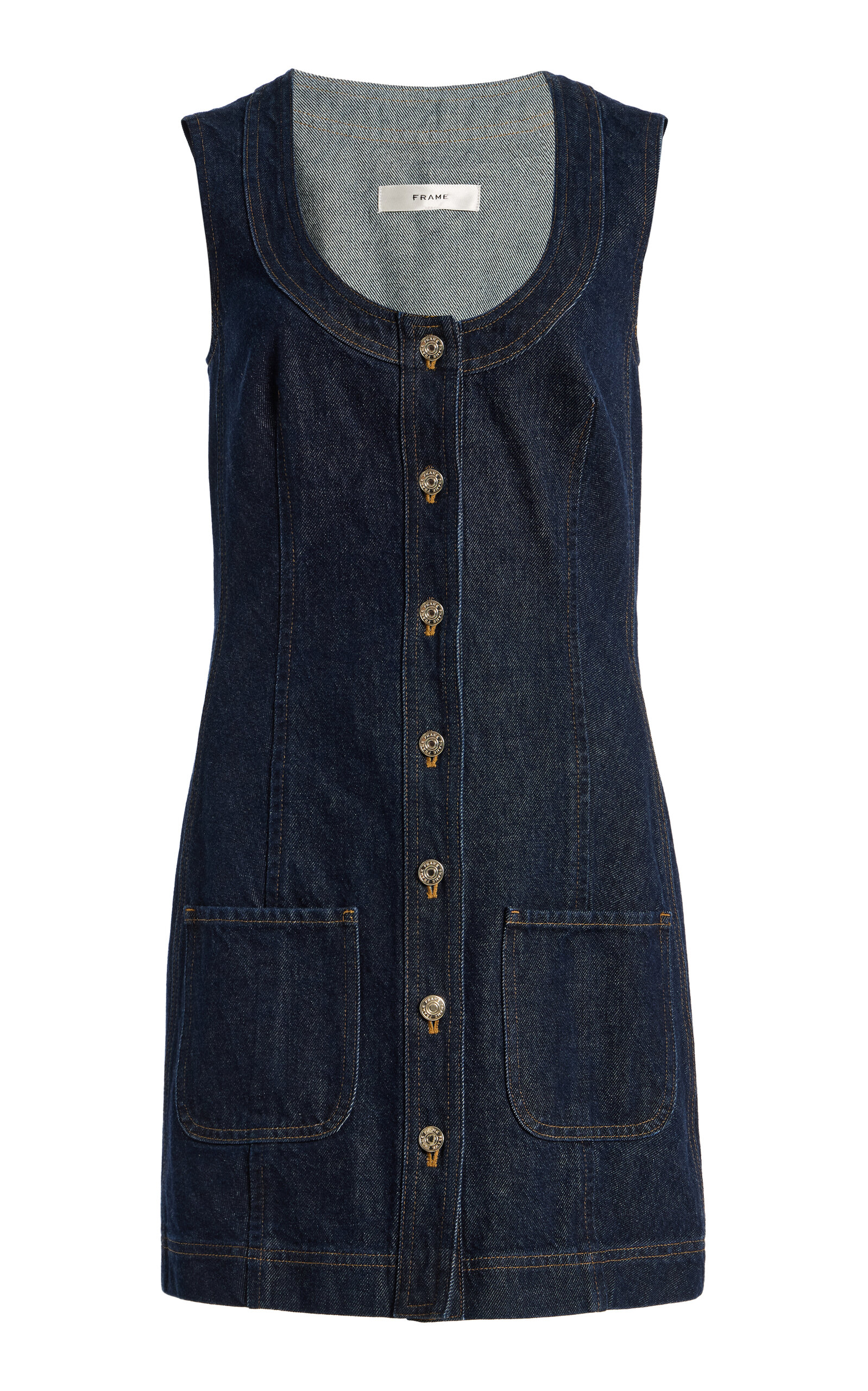FRAME The Patch Pocket Cotton Dress