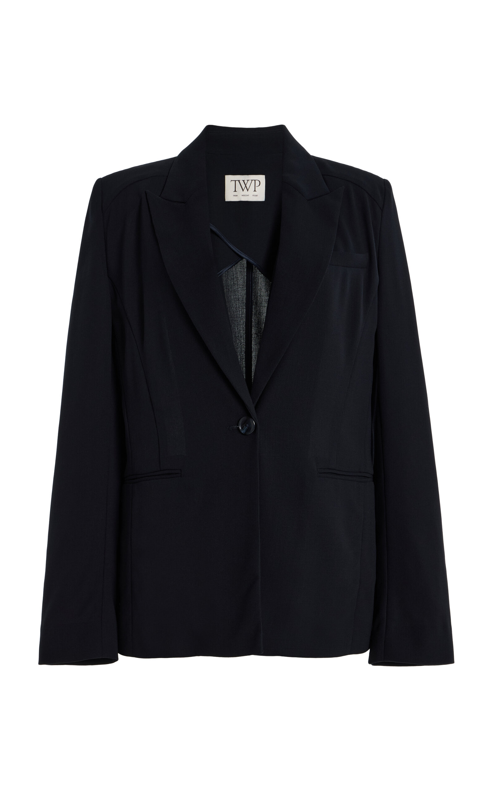 TWP Boy Wool Blazer - Navy - XS