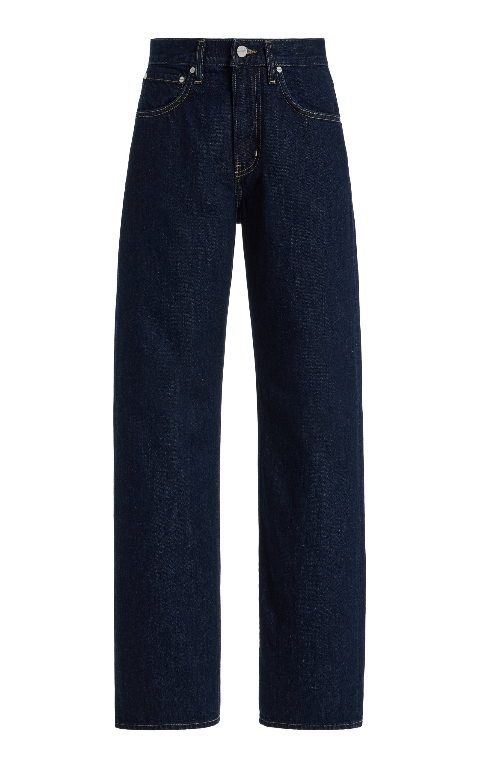 TWP Kent St Rigid Mid-Rise Straight-Leg Jeans - Women's Clothing