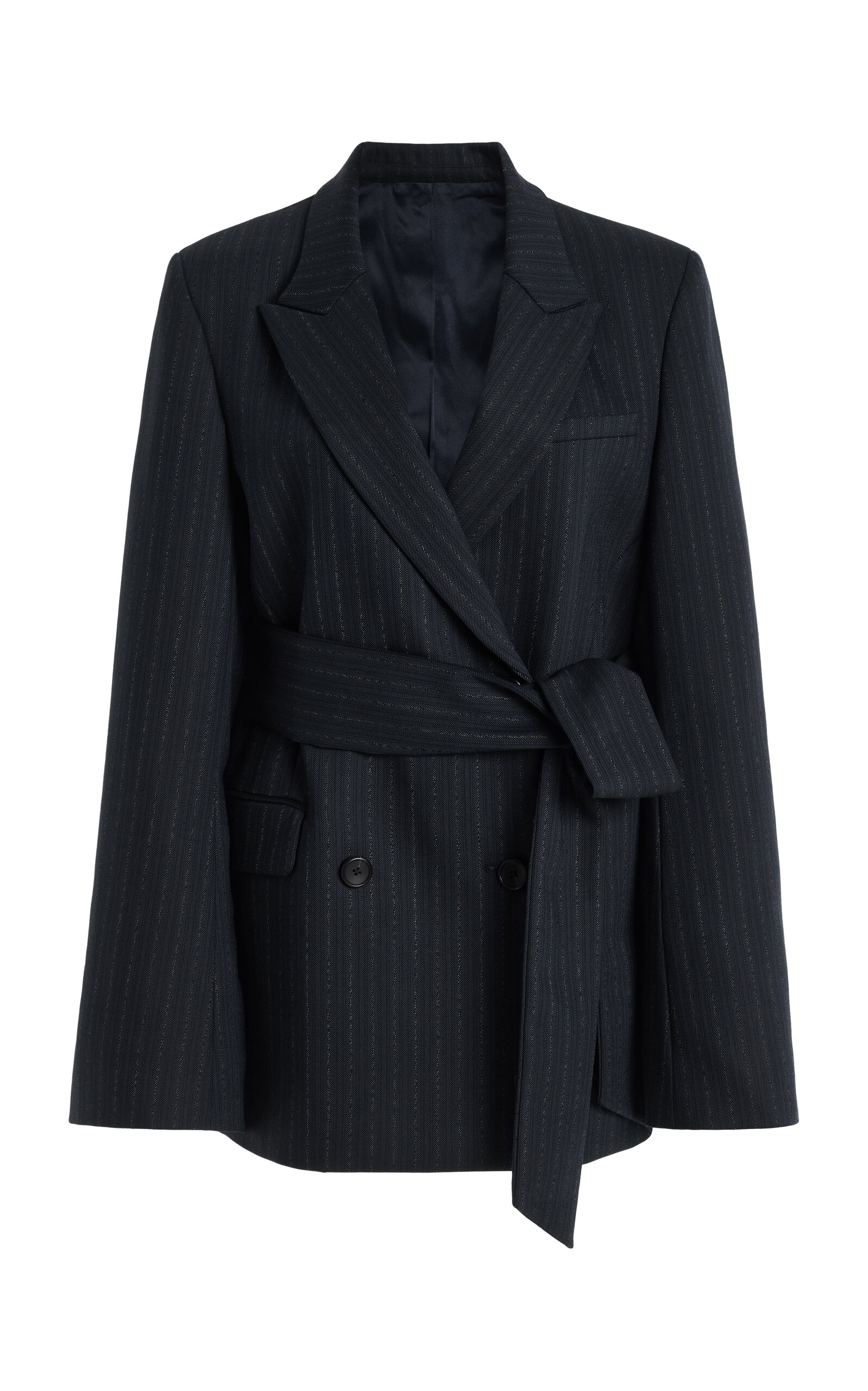 Twp Delancey Wool Blazer In Blue