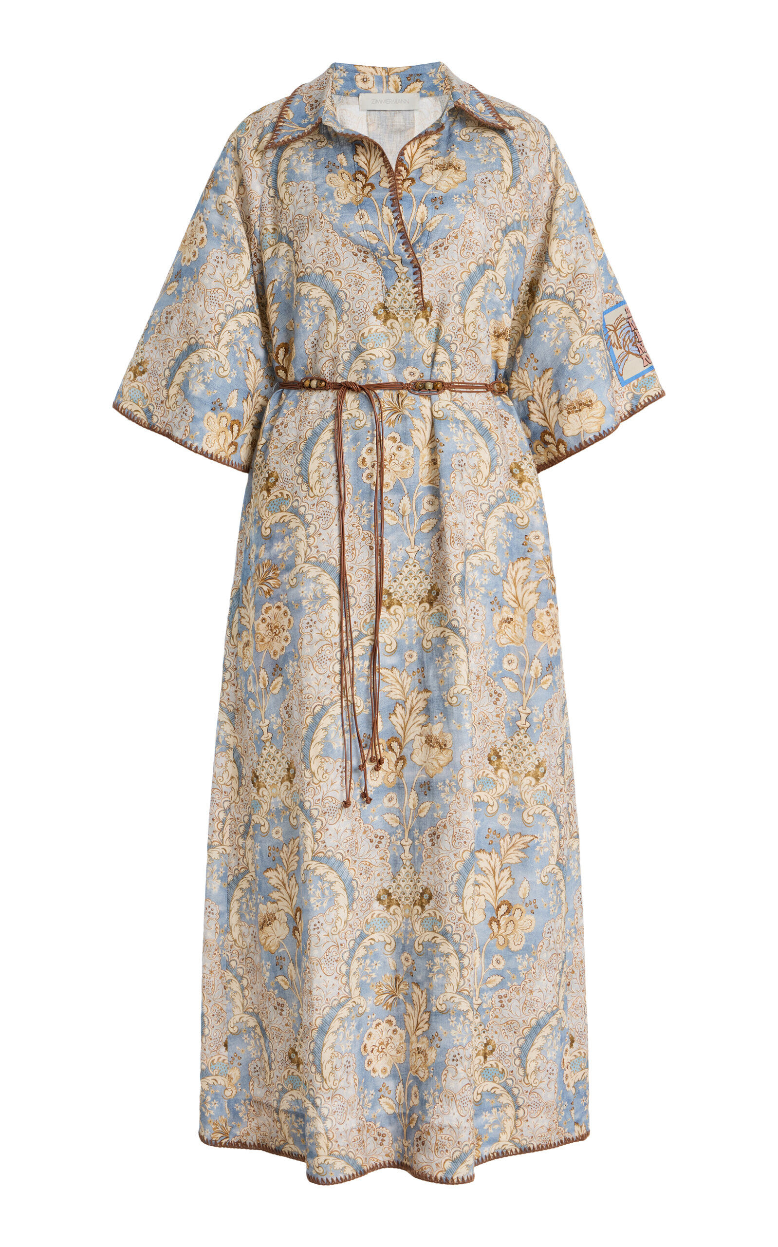 Zimmermann Daylight Tunic Midi Dress In Multi