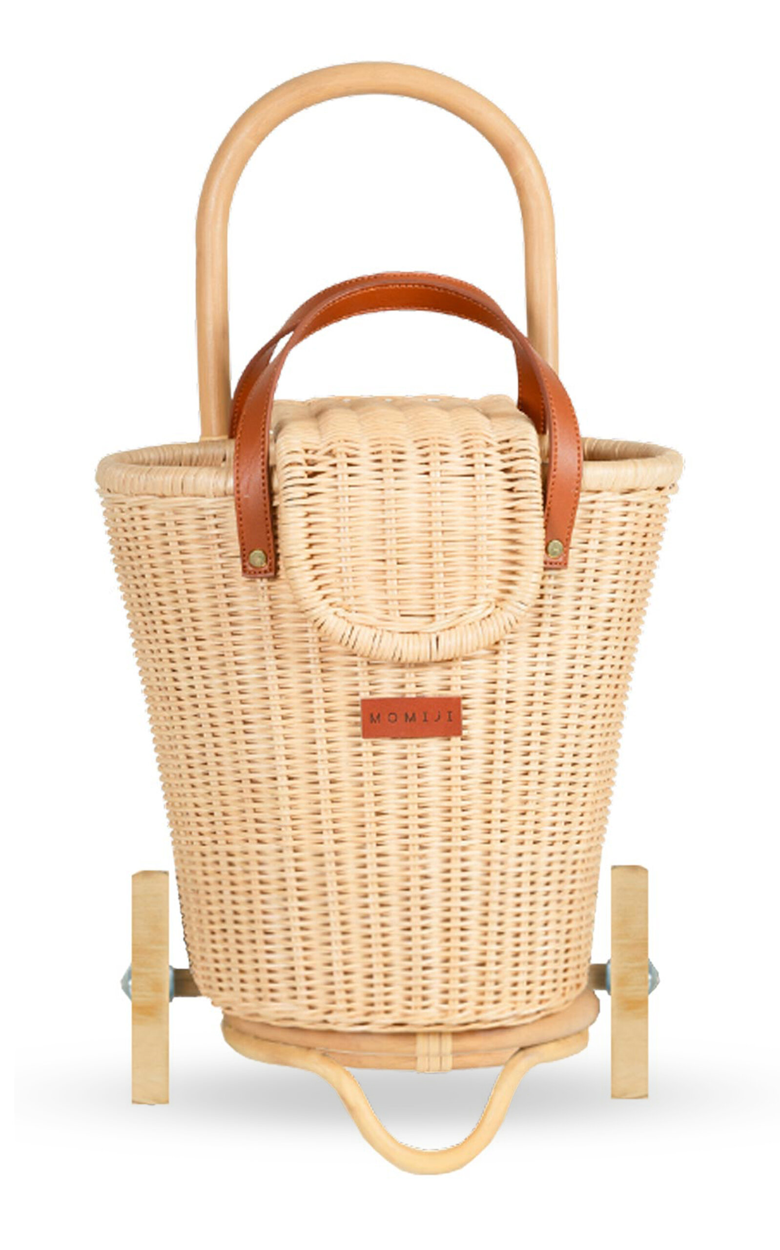 MOMIJI Eric Handcrafted Rattan Shopping Trolley