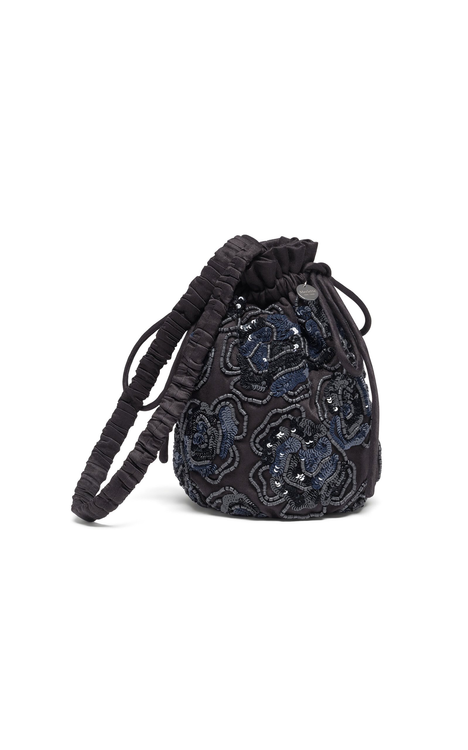Merlette Deco Floral Pouch - Black - OS