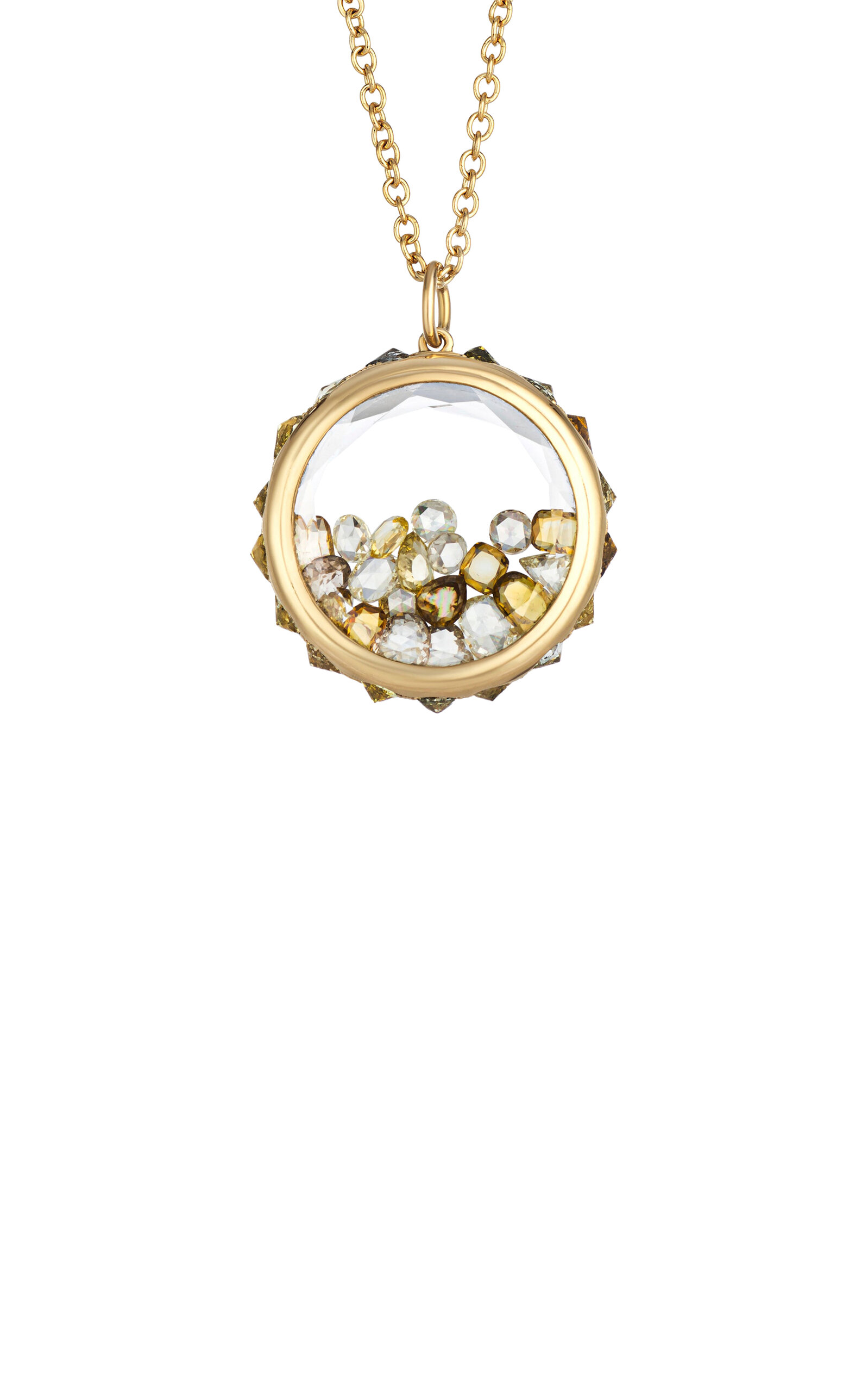 Moritz Glik - Antique 18k Yellow Gold Rose-Cut Diamond Necklace - Gold - OS - Moda Operandi - Gifts For Her