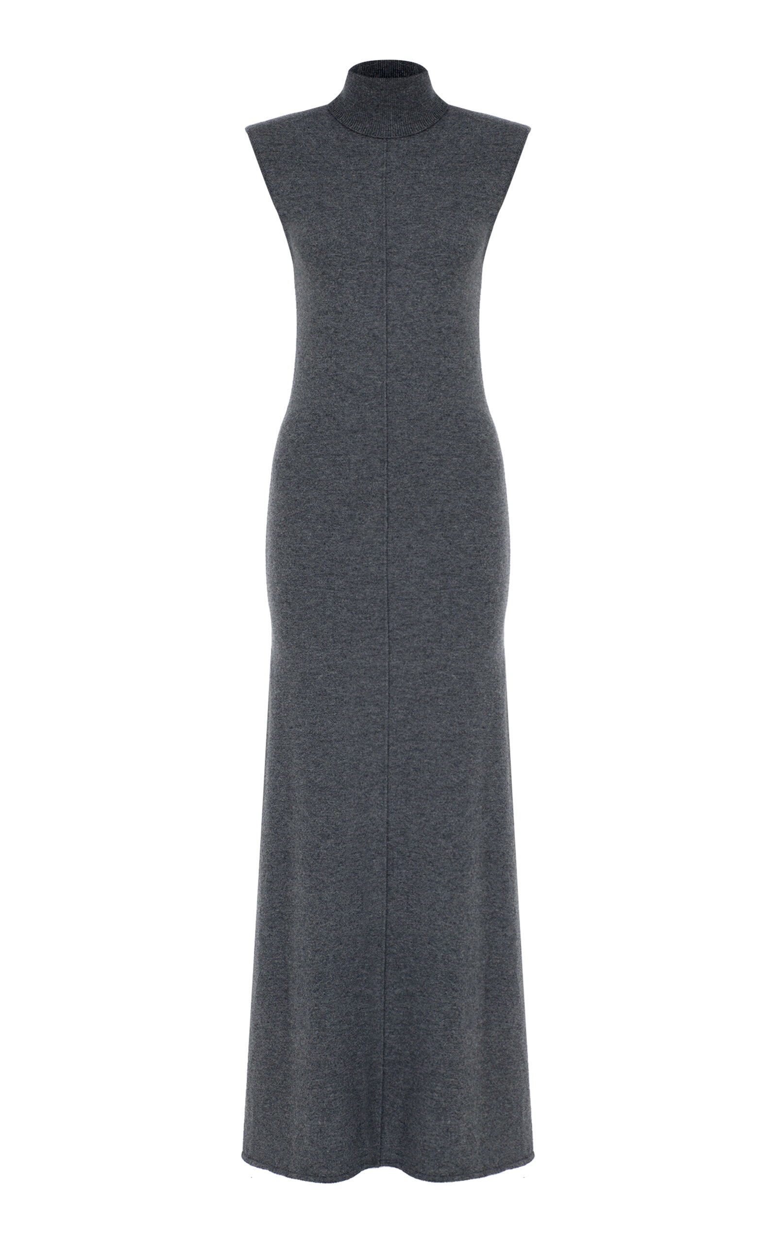 Zeynep Arcay Wool-cashmere Maxi Dress In Gray