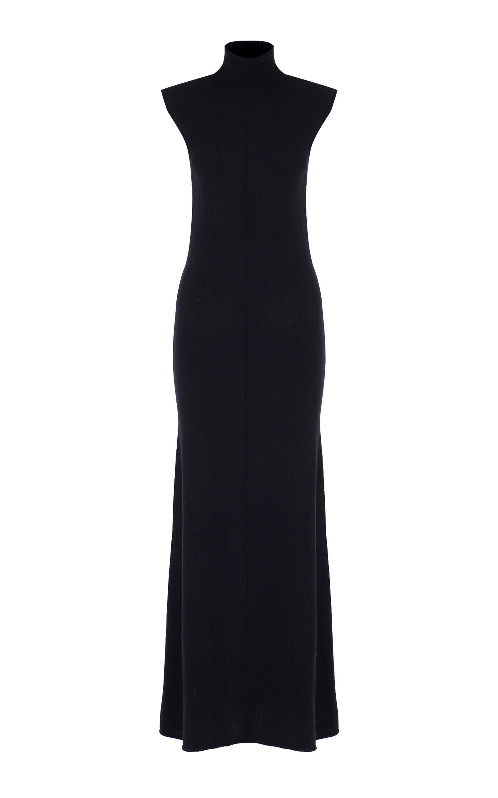 Zeynep Arcay Wool-cashmere Maxi Dress In Black