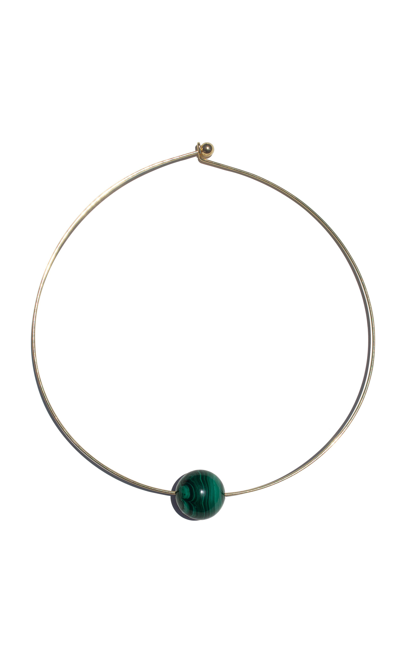 Vertigo Malachite Ball Collar - Green - OS - Only At Moda Operandi