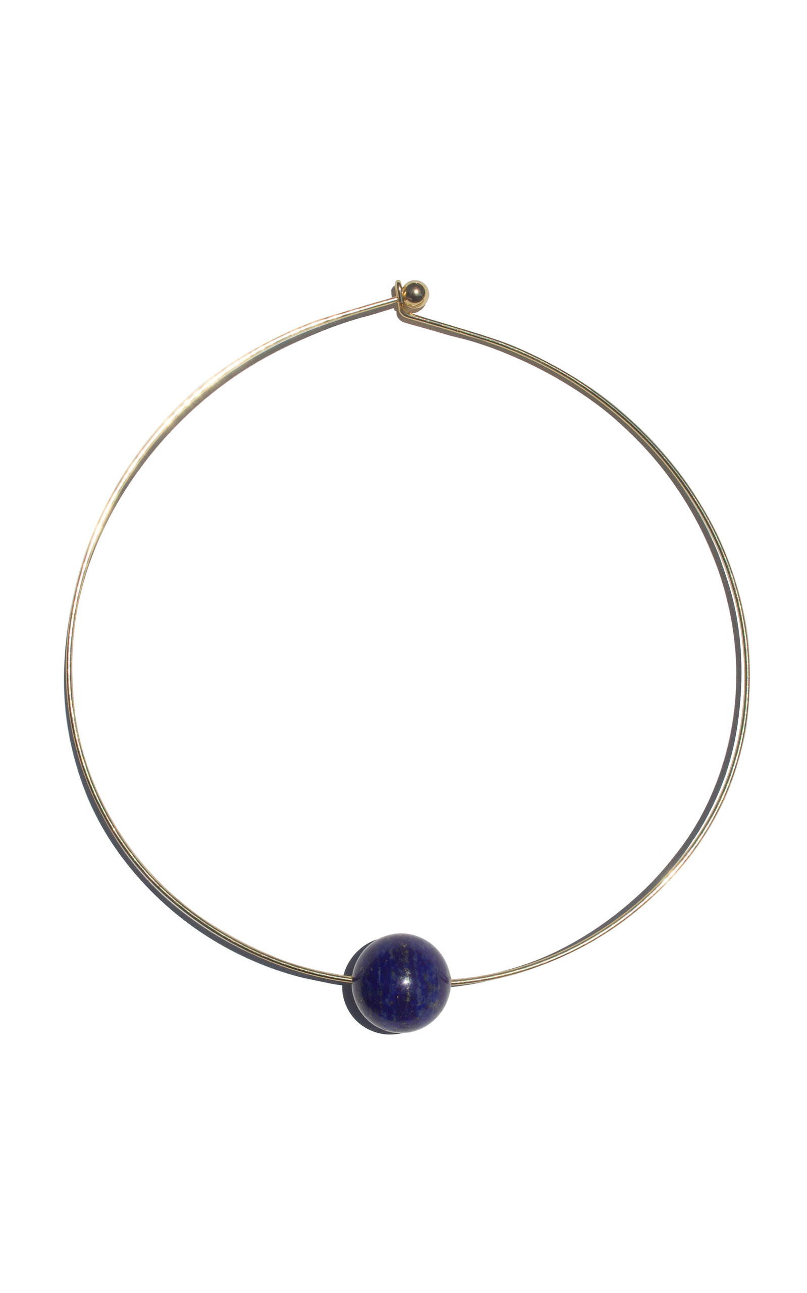 Vertigo Lapis Ball Collar - Blue - OS - Only At Moda Operandi