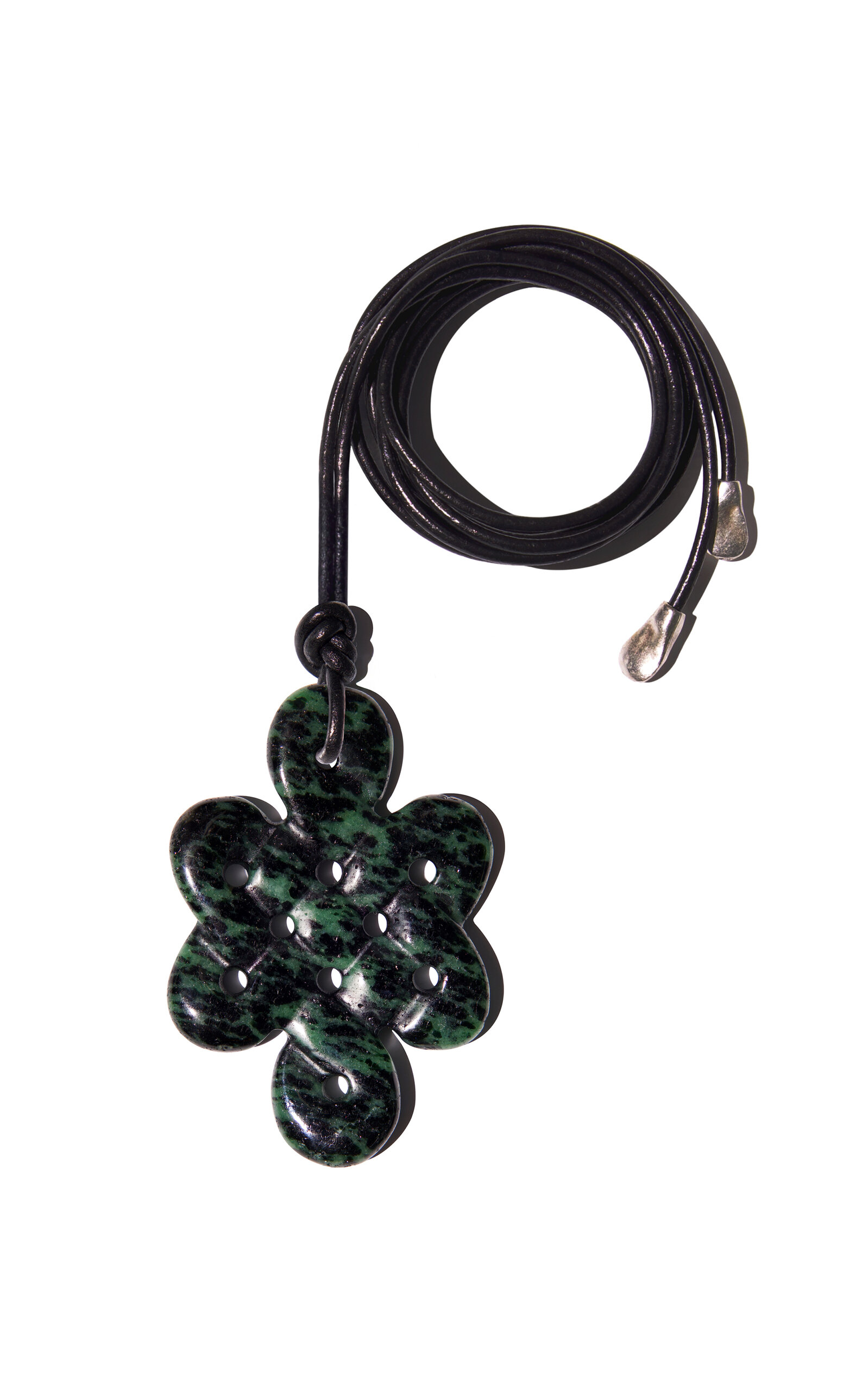 Vertigo Zoisite Illusion Pendant - Dark Green - OS - Only At Moda Operandi