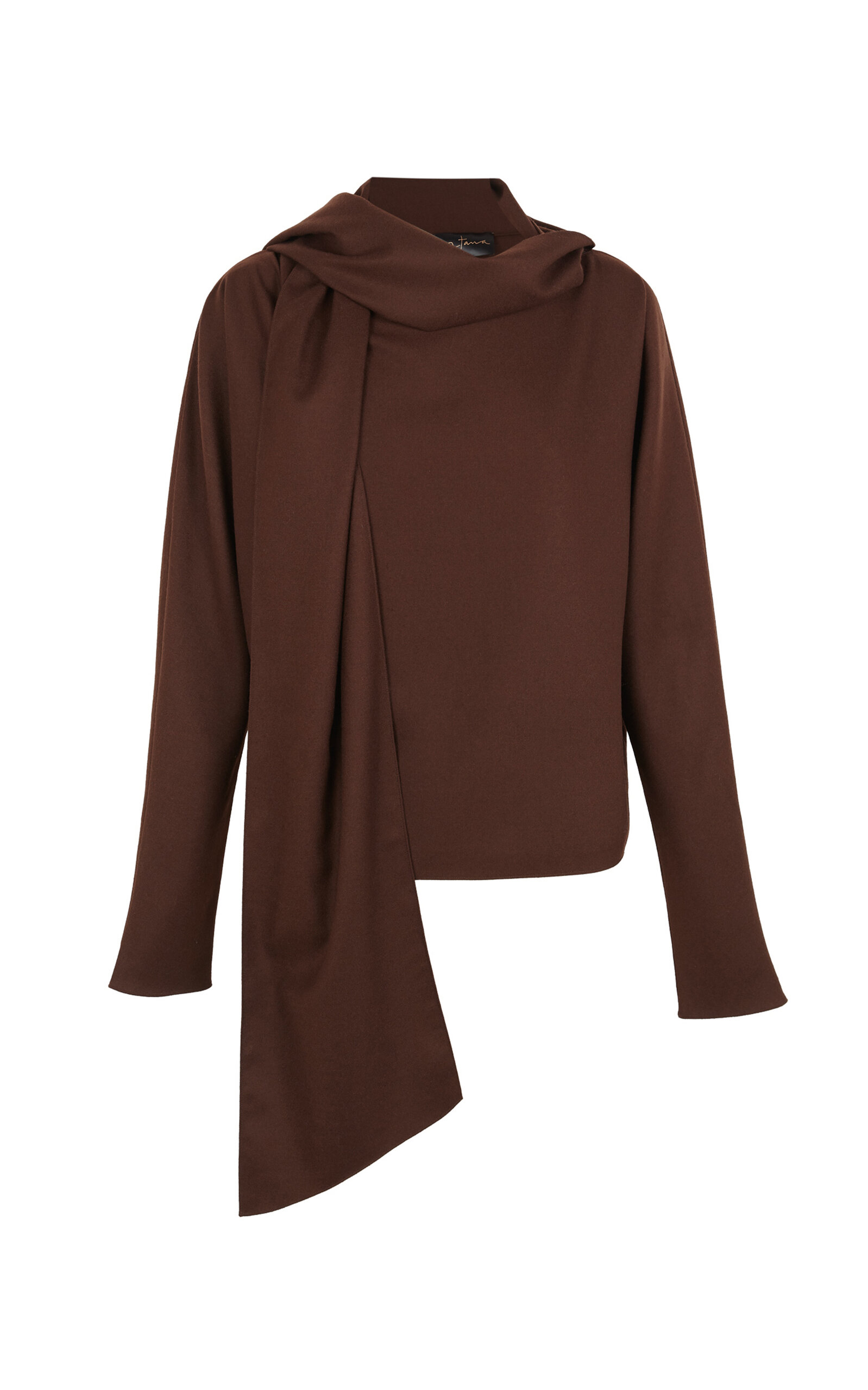 Cortana Wool-Cashmere Blend Fabula Top
