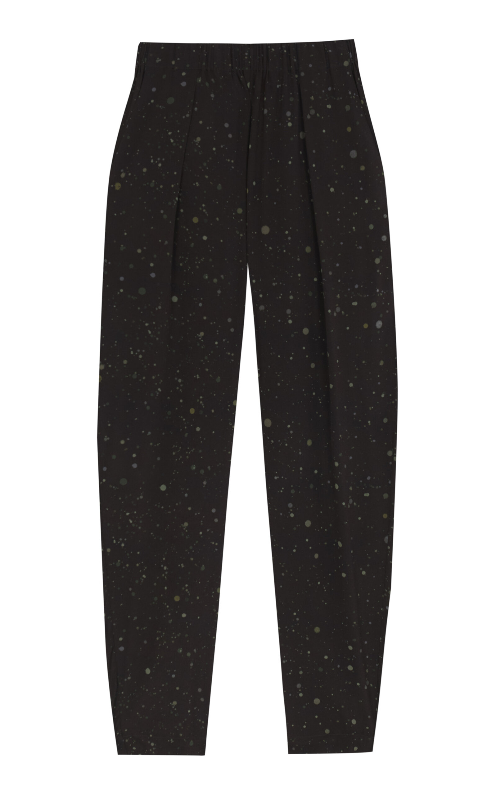 Cortana Silk-Blend Kale Pants