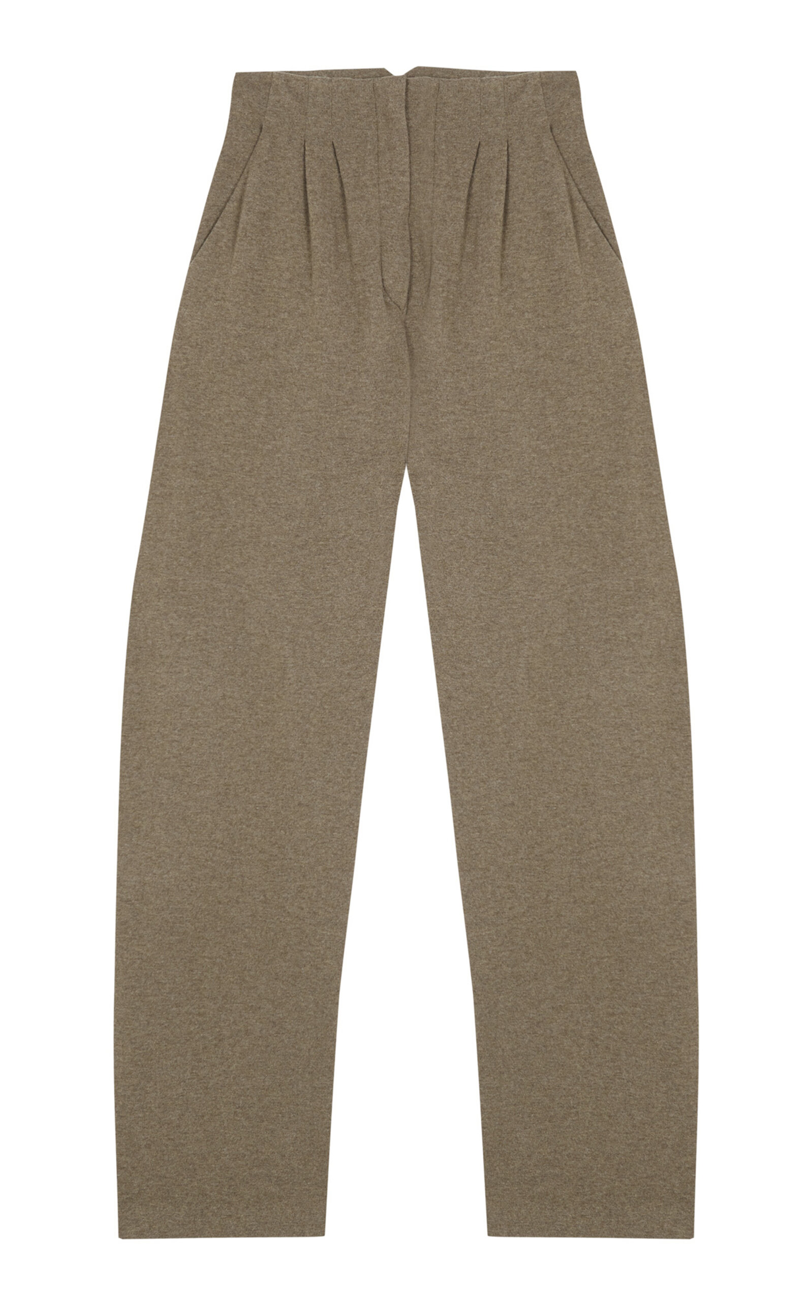 Cortana Mate Wool-Cashmere Wide-Leg Pants