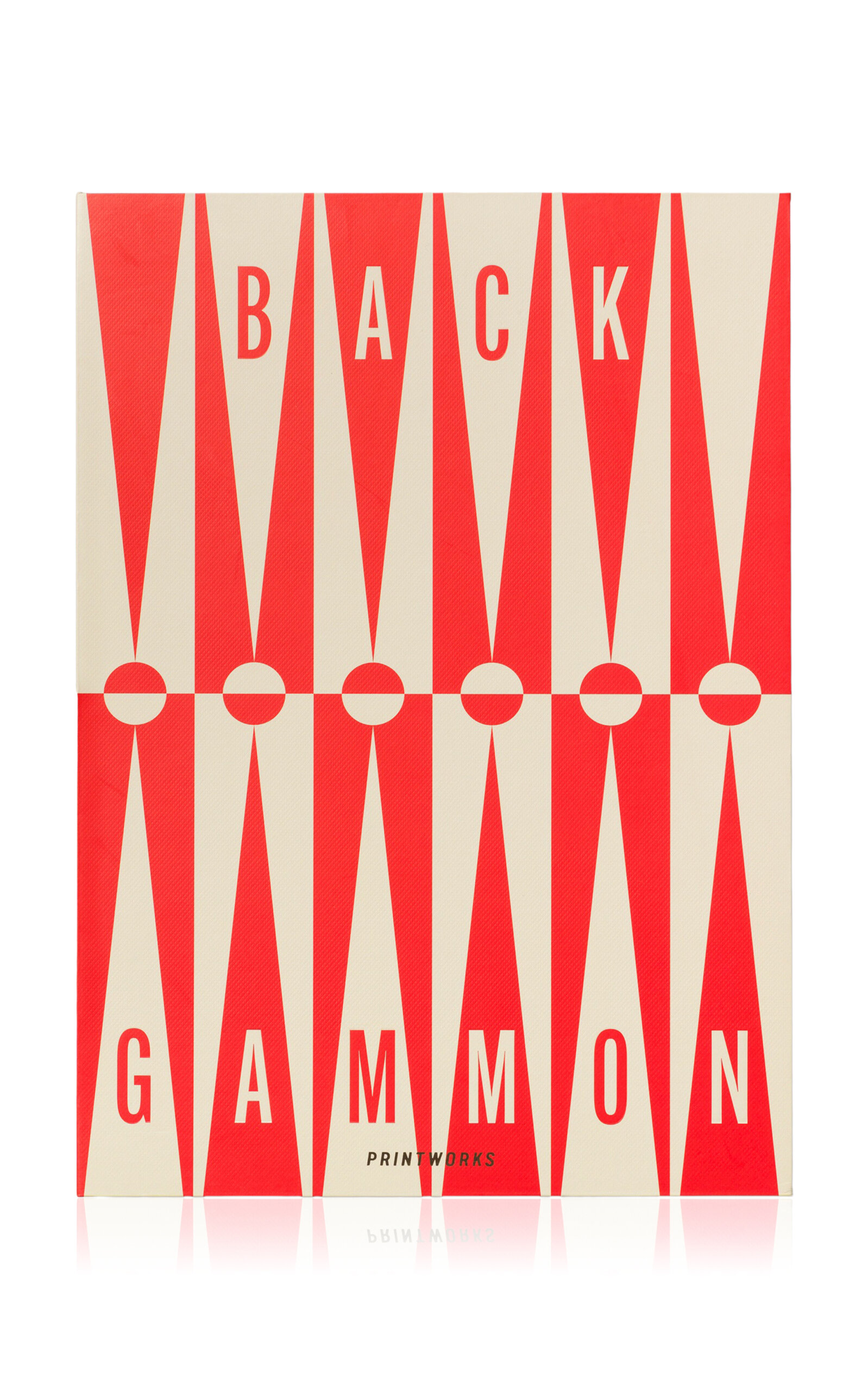Printworks Art Of Backgammon In Red