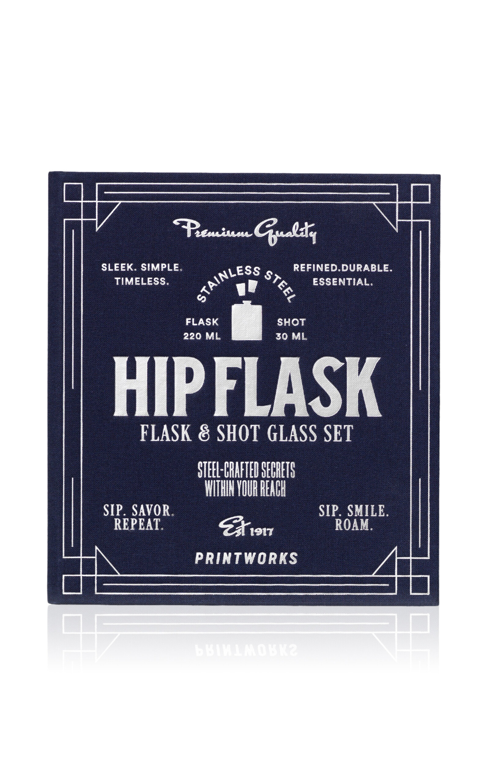 Printworks – The Essentials: Hip Flask – Blue – Moda Operandi Printworks – The Essentials: Hip Flask – Blue – Moda Operandi