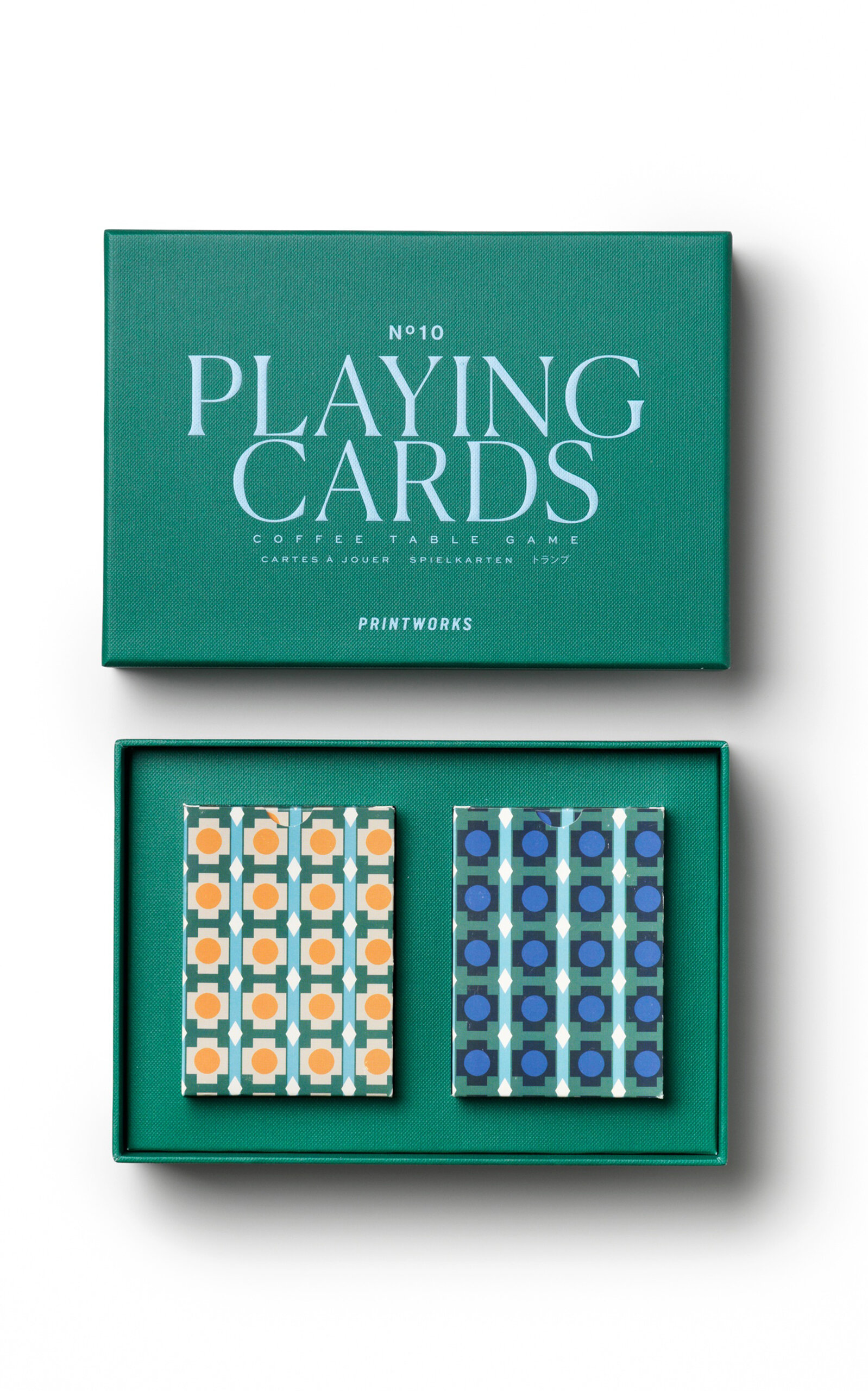 Printworks Double Playing Cards - Green