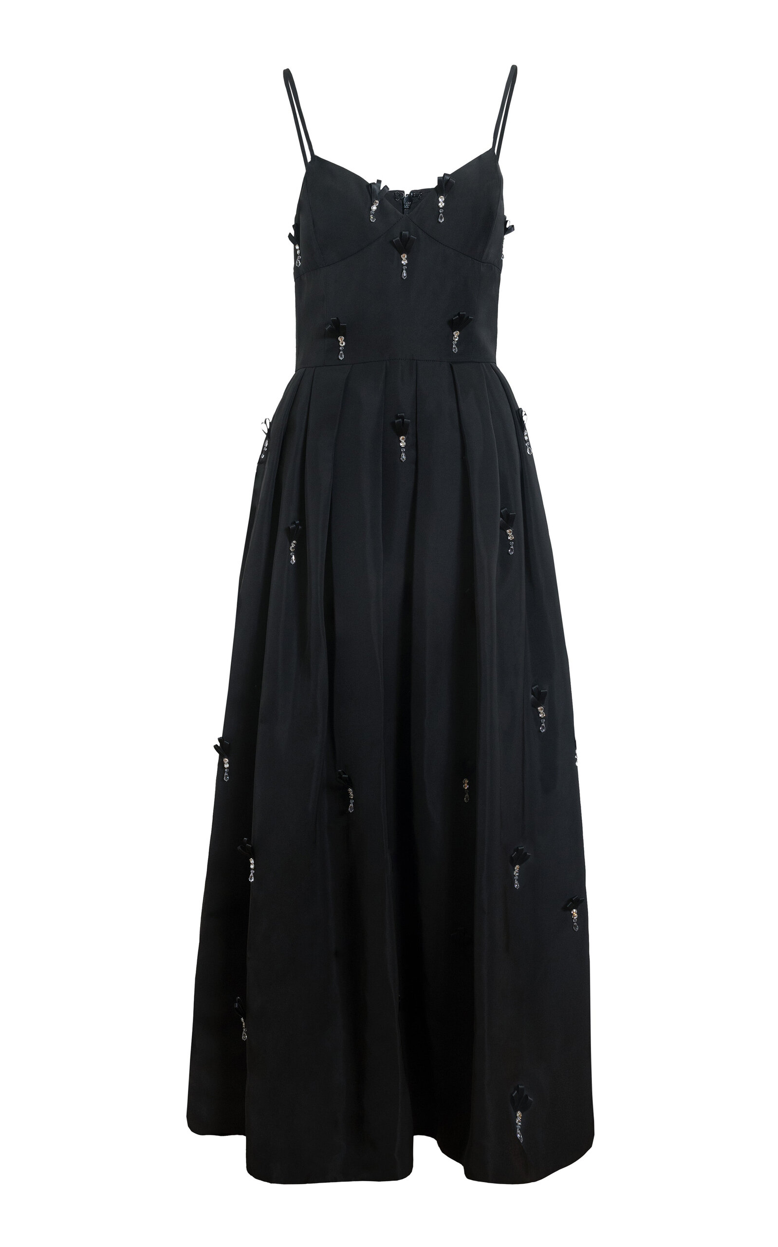 Delphine Annette Faille Mini Dress In Black