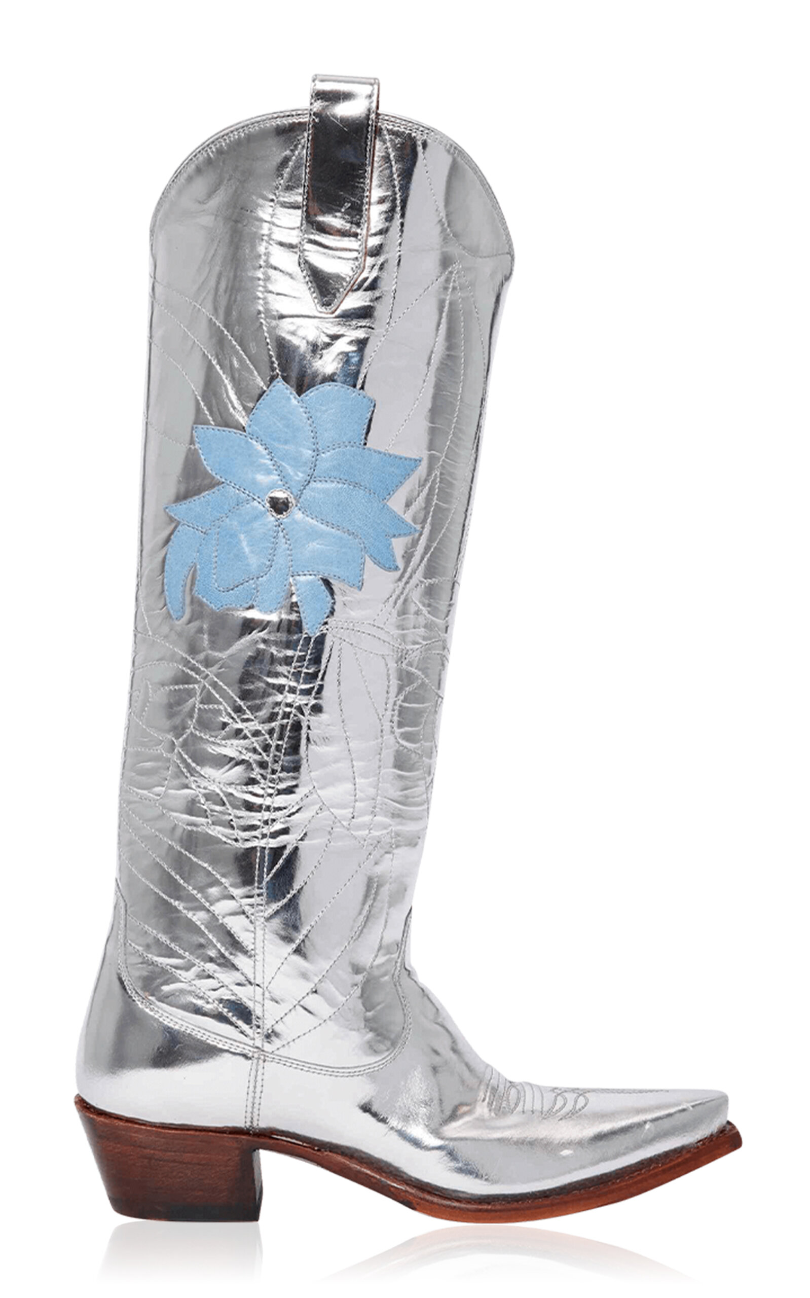 Miron Crosby Kirstin Mirrored Silver - Silver - US 5.5