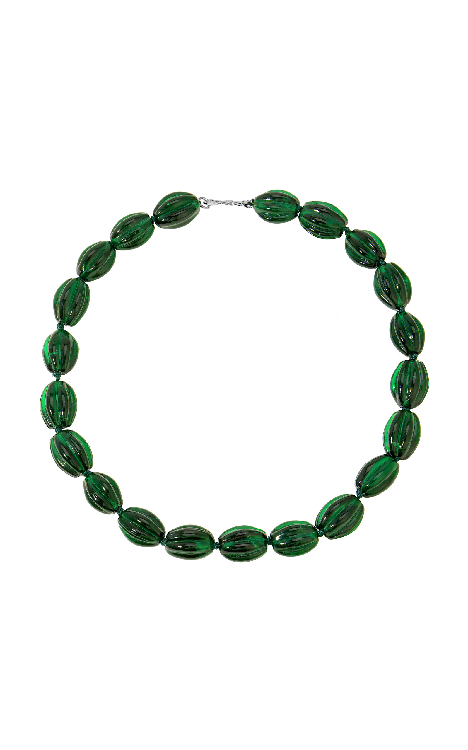 Heaven Mayhem Isla Beaded Necklace - Green - OS - Moda Operandi