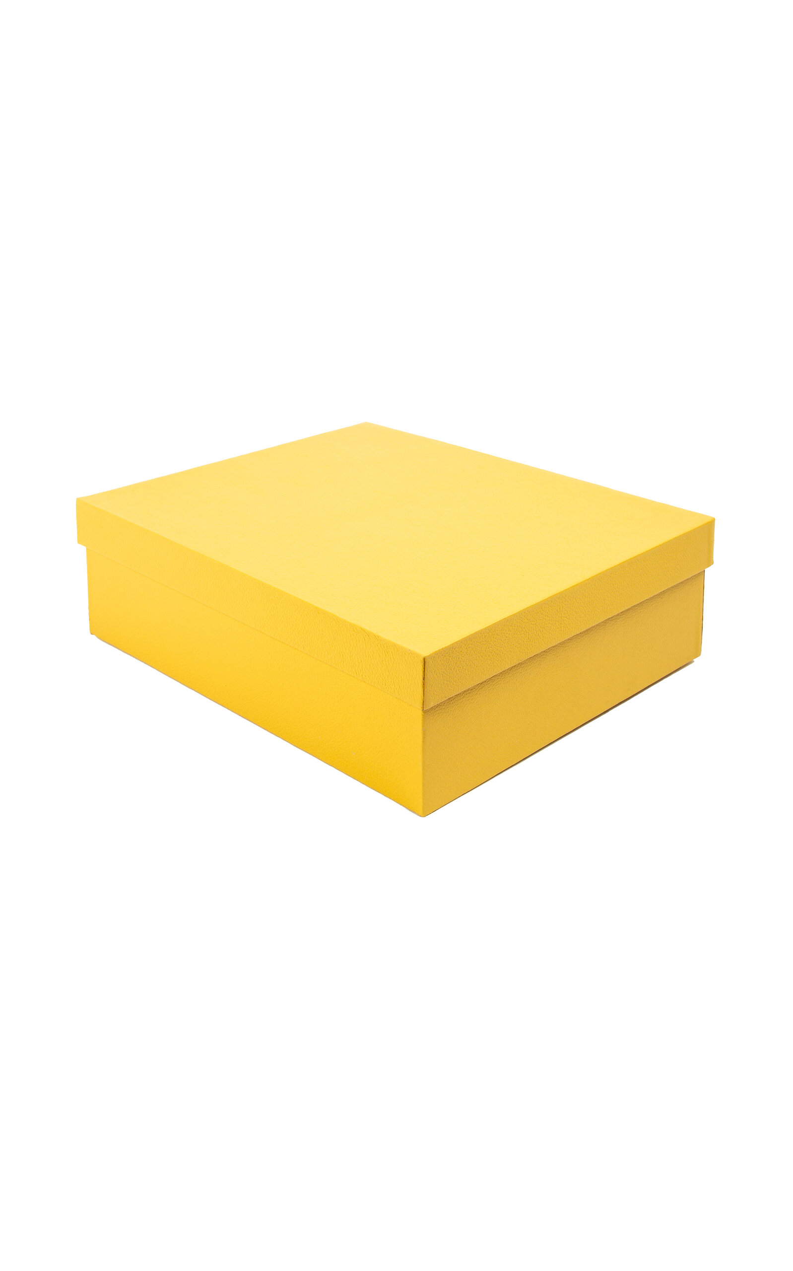 Mhstudios Personalized Angra Box In Canarinho Yellow Leather In Yellow