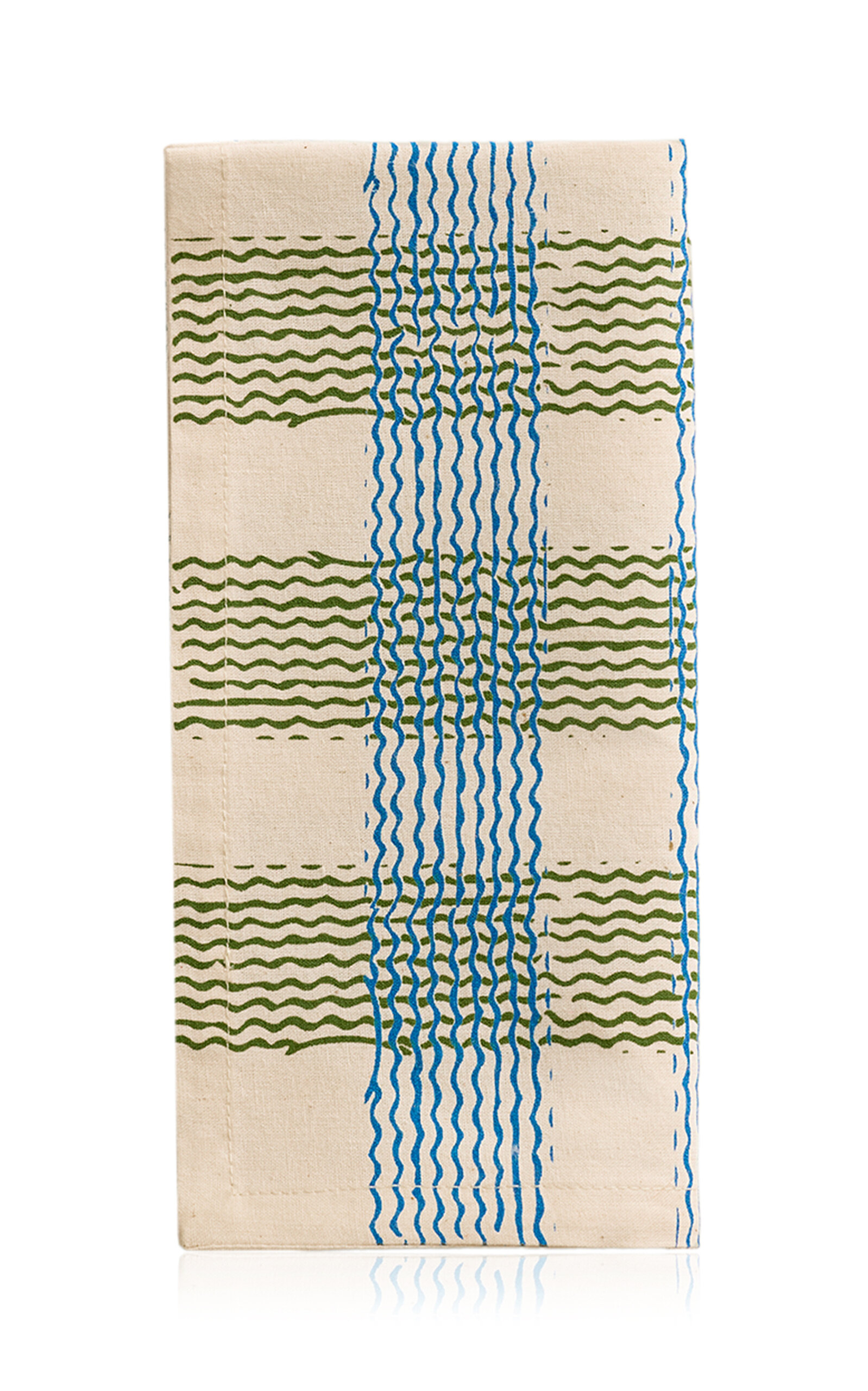 ANŪT Cairo Curly; Set Of 2 - Blue