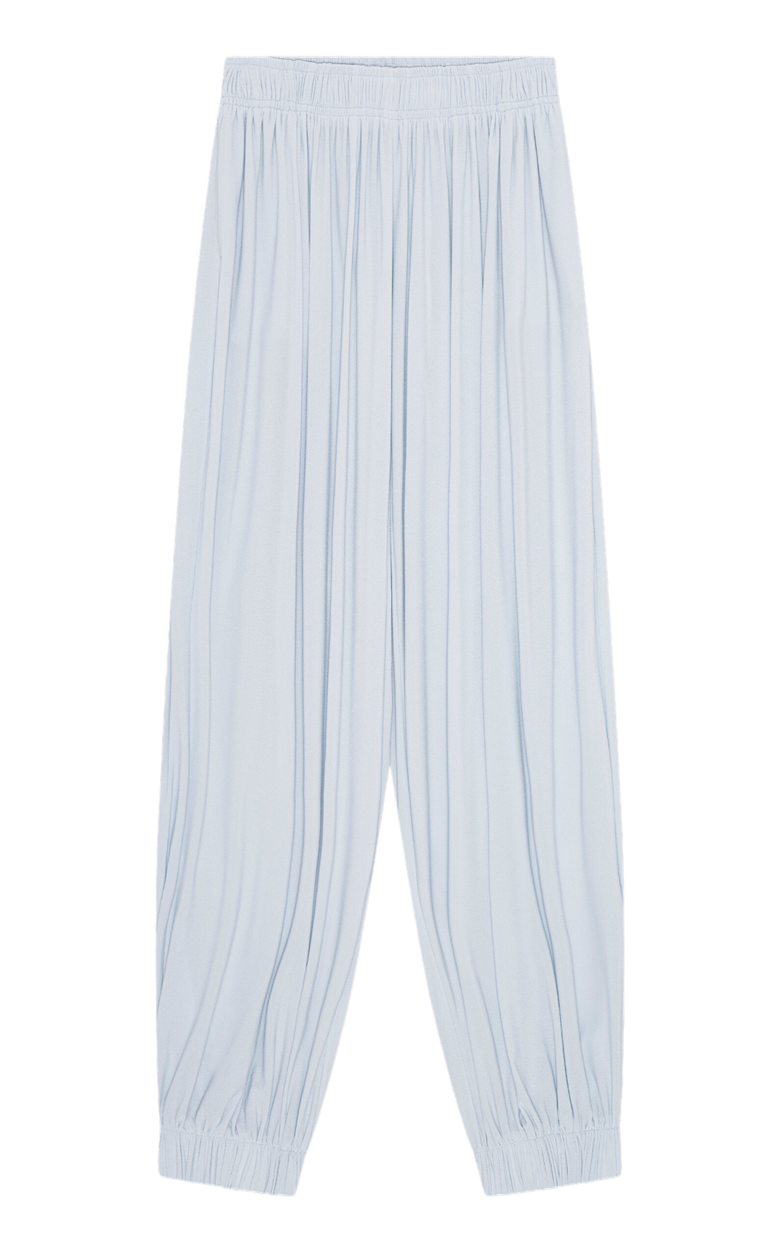 Birrot Lay1 Gathered Wide-leg Pants In Blue