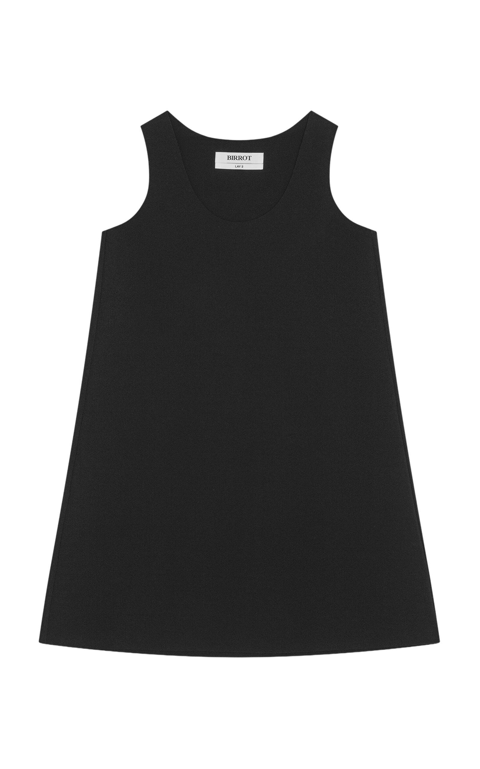 Birrot Lay2 Long Top In Black