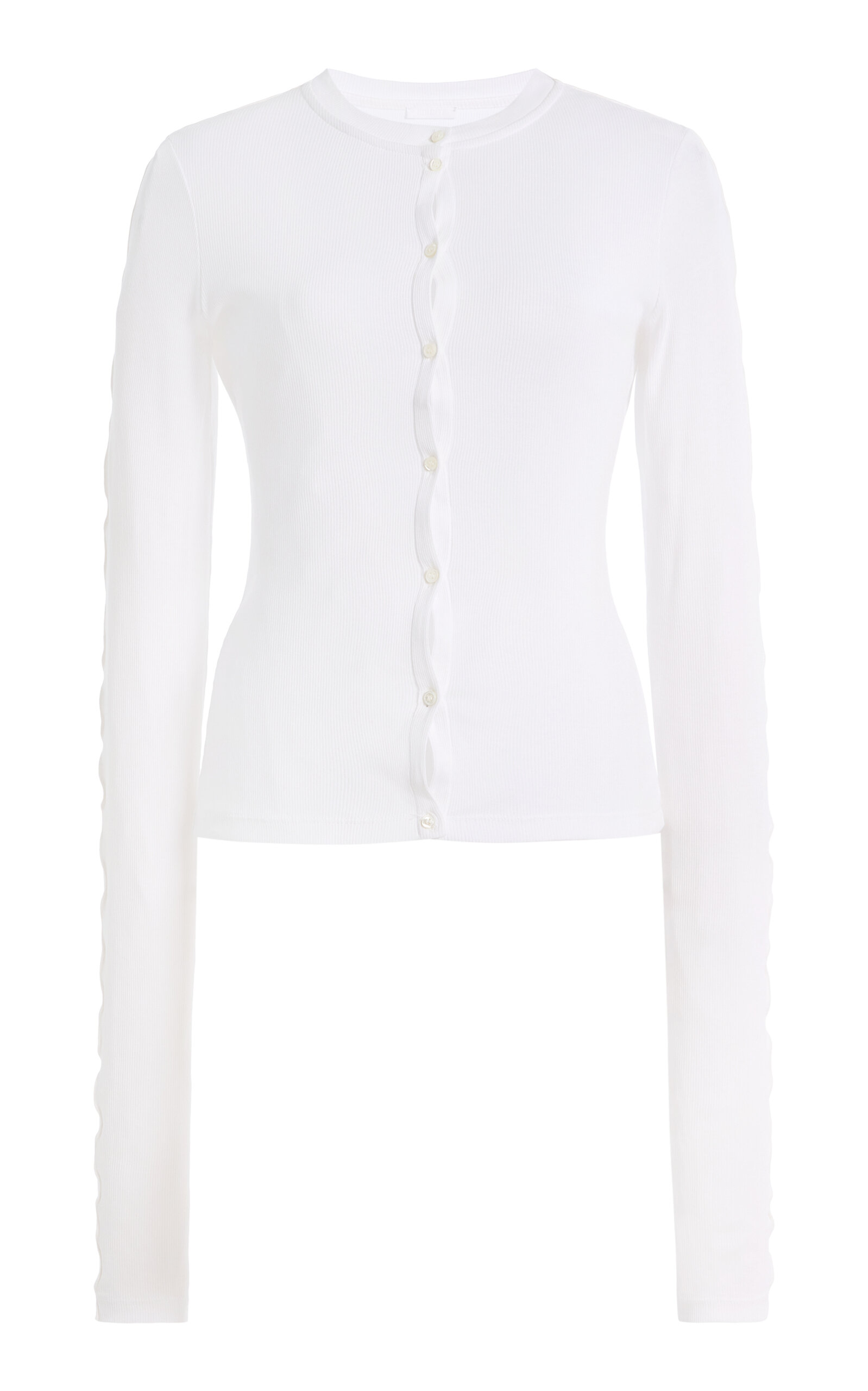 BIRROT Line Cotton Cardigan