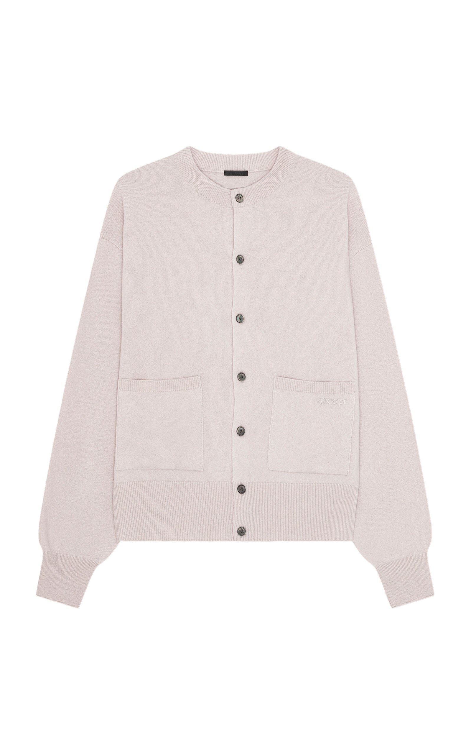 BIRROT Relaxed Cashmere Cardigan - Taupe