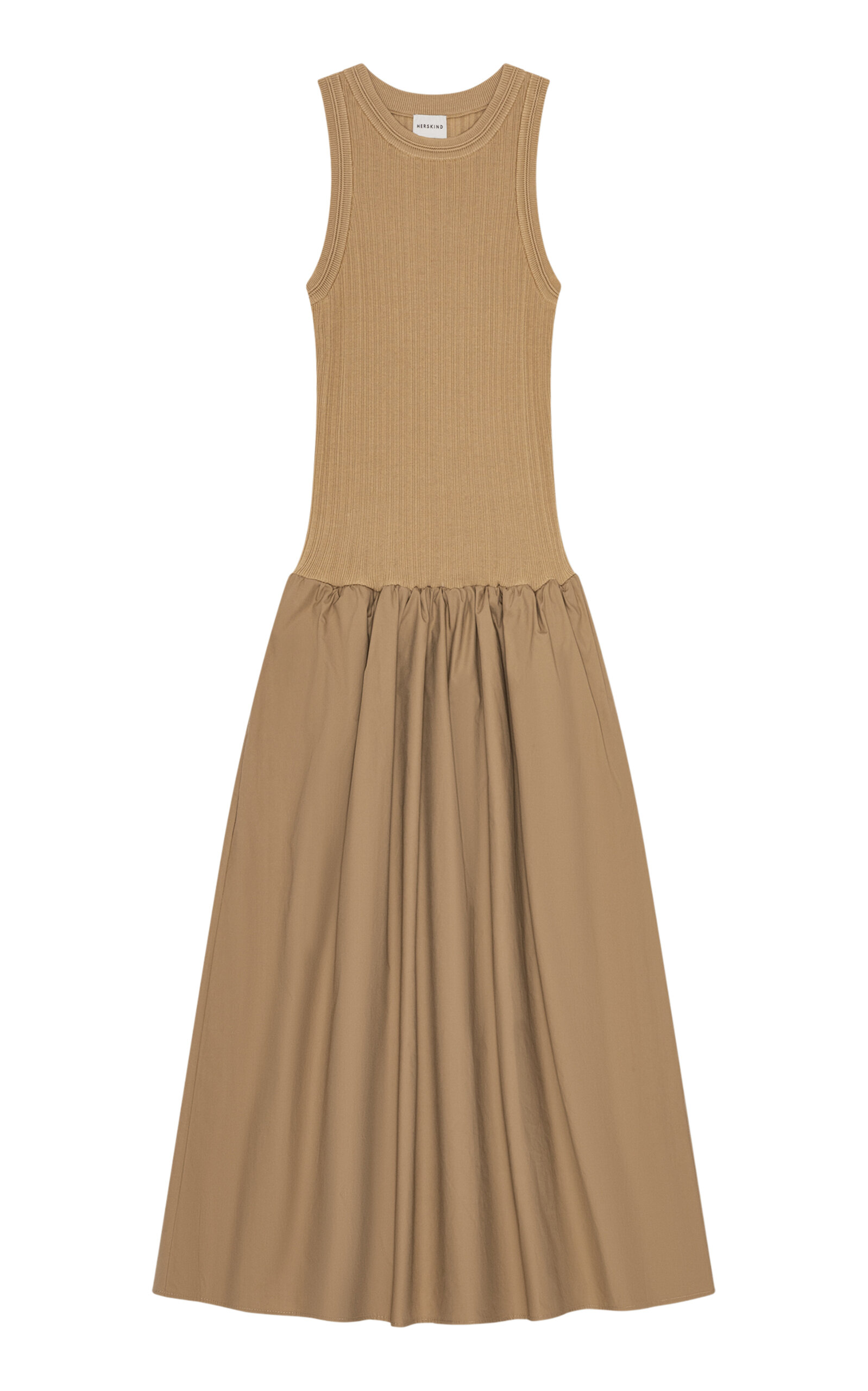 Herskind Watson Knit Midi Dress - Brown