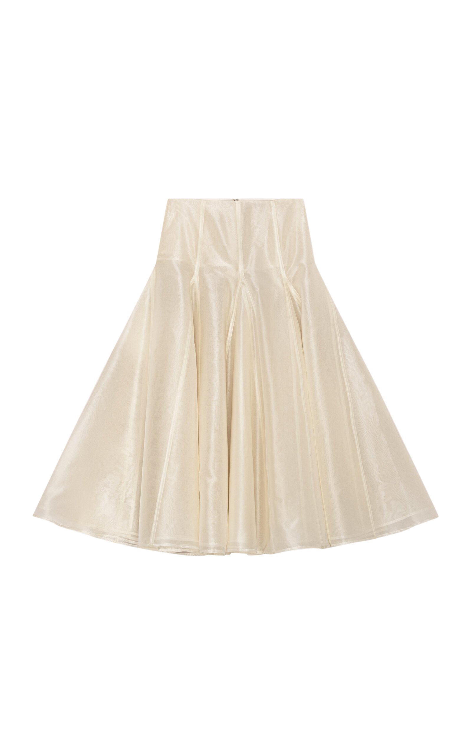 Herskind Greta Mid-Rise Silk Midi Skirt