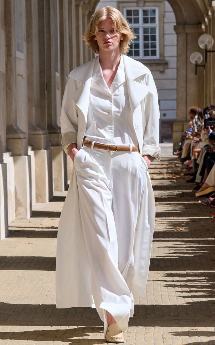 The Garment Pisano Belted Trench Coat In Multi