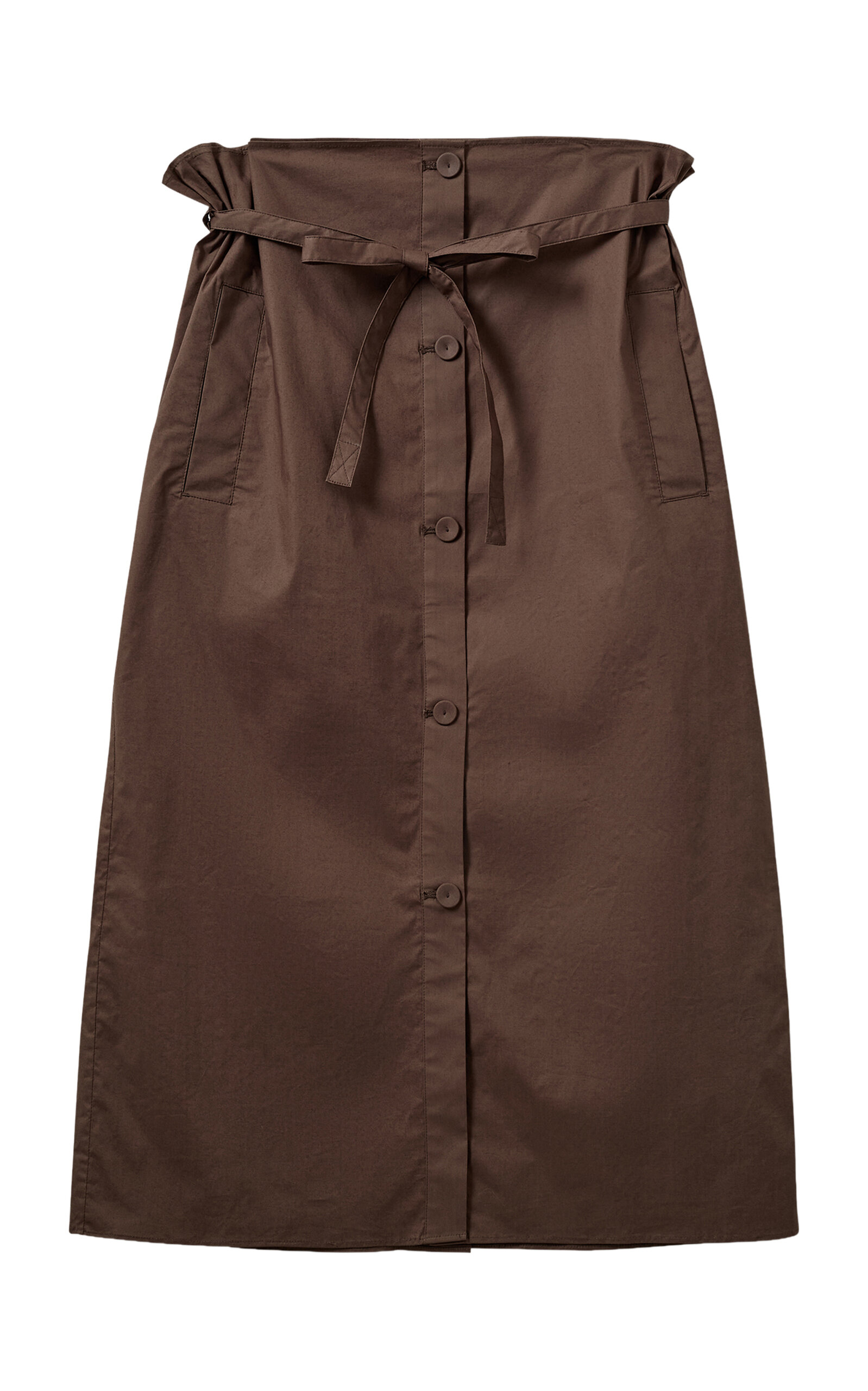 THE GARMENT Cyprus Cotton-Bled Maxi Skirt