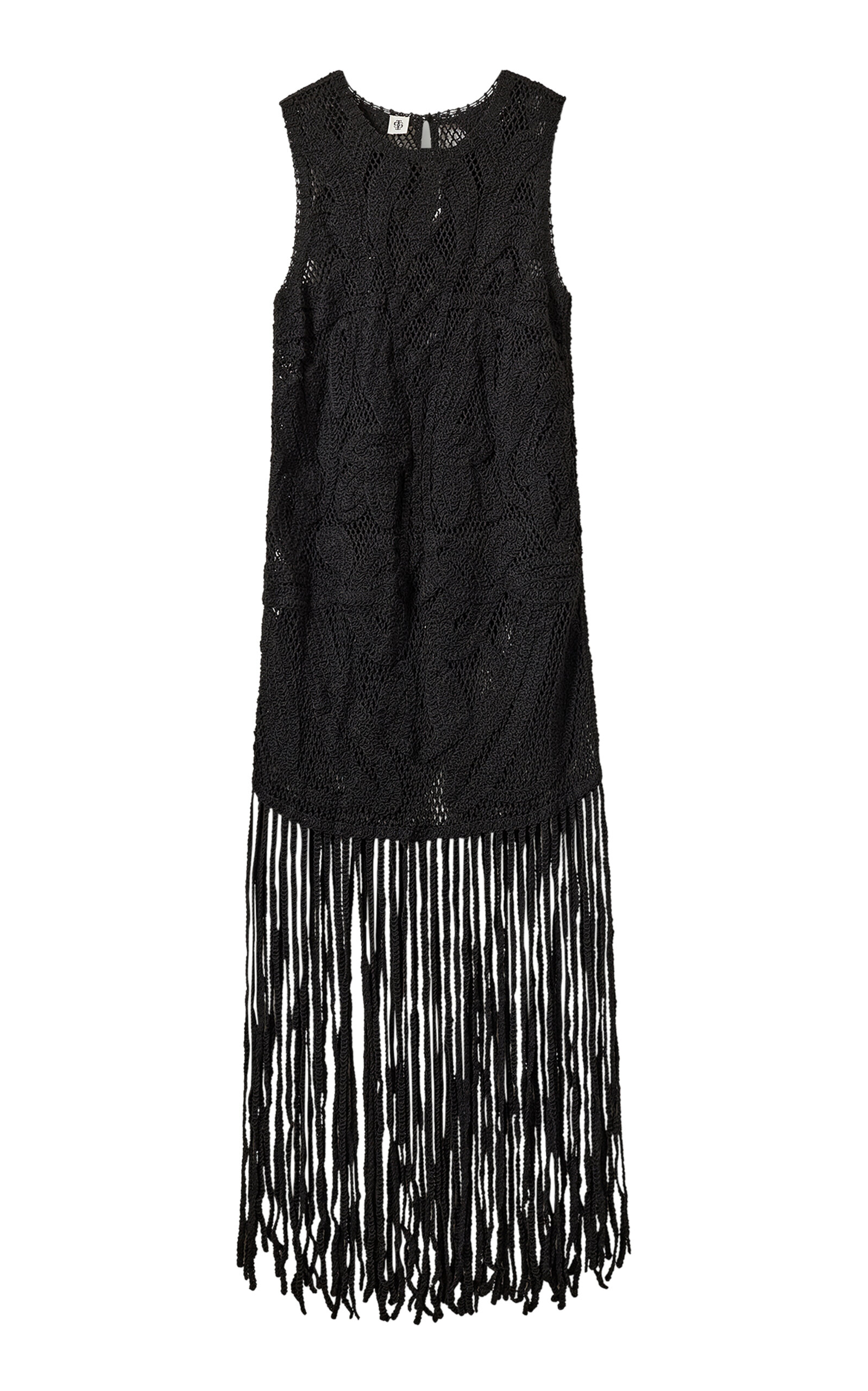 The Garment Kim Embroidered Cotton-blend Midi Dress In Black