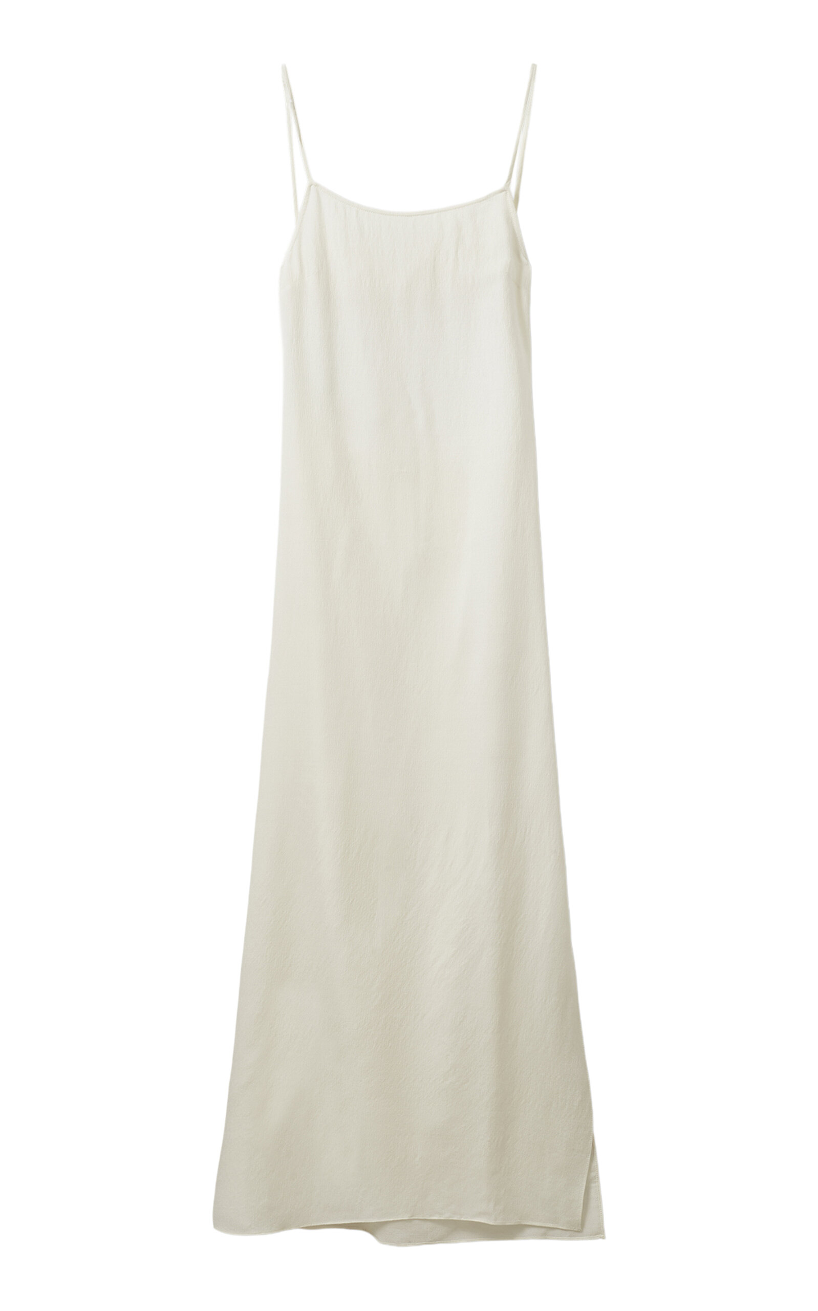 The Garment Daphne Silk-wool Shift Dress In White