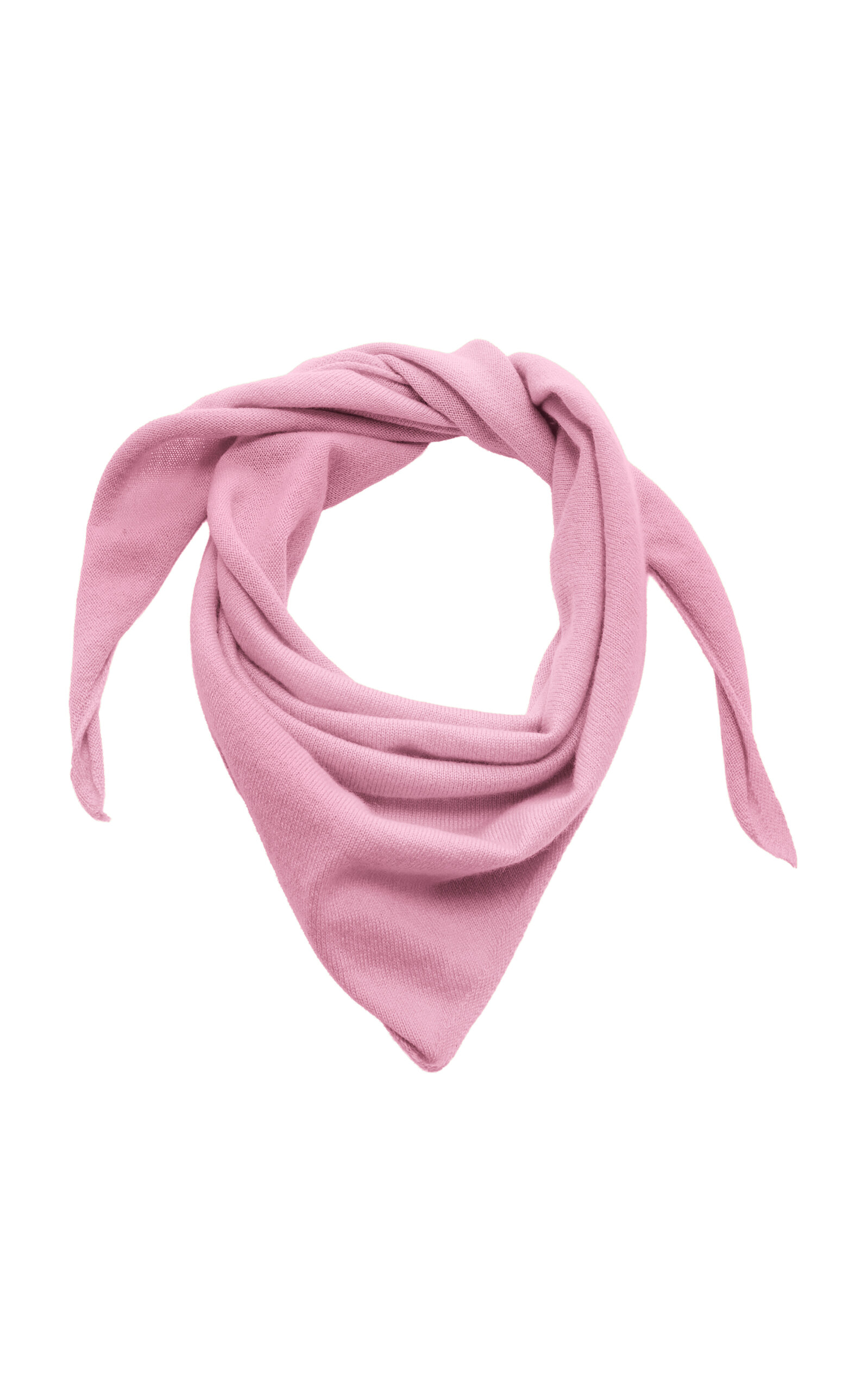 Amiya La Mini Cashmere Scarf In Pink