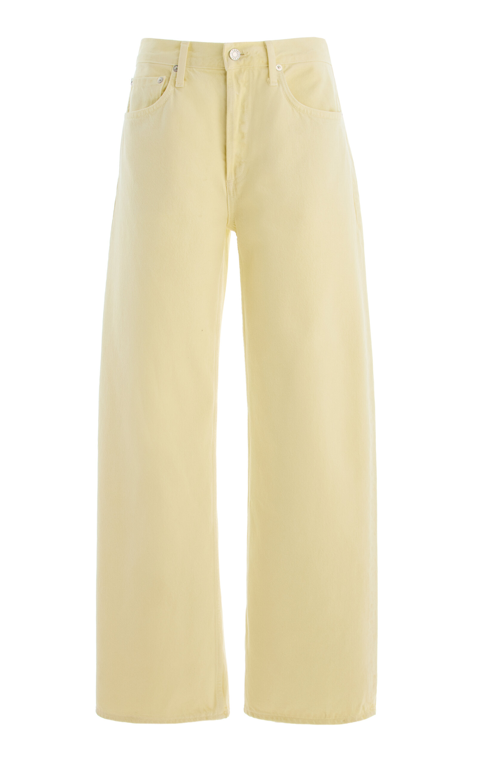 Agolde Arc Mid-Rise Wide-Leg Jeans