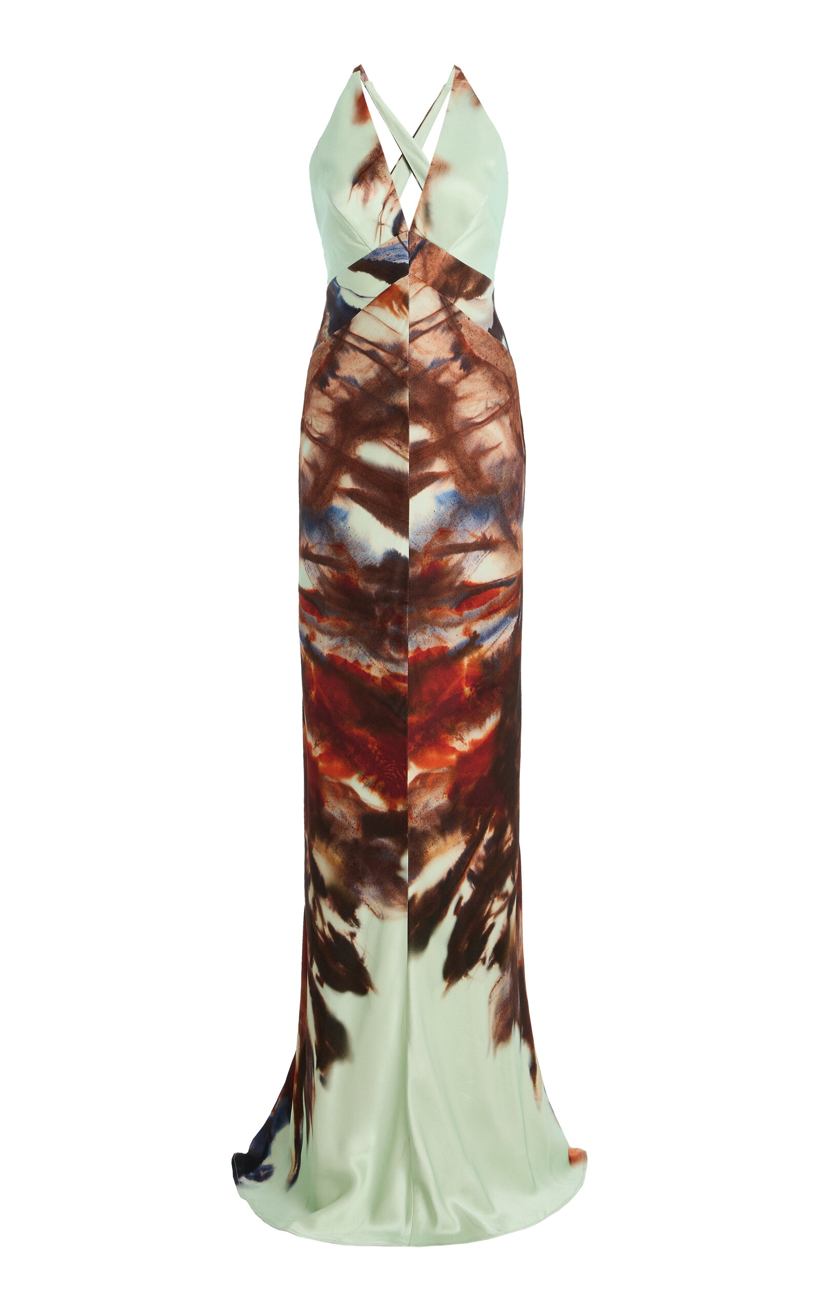 Silvia Tcherassi Daniella Printed Maxi Dress In Multi